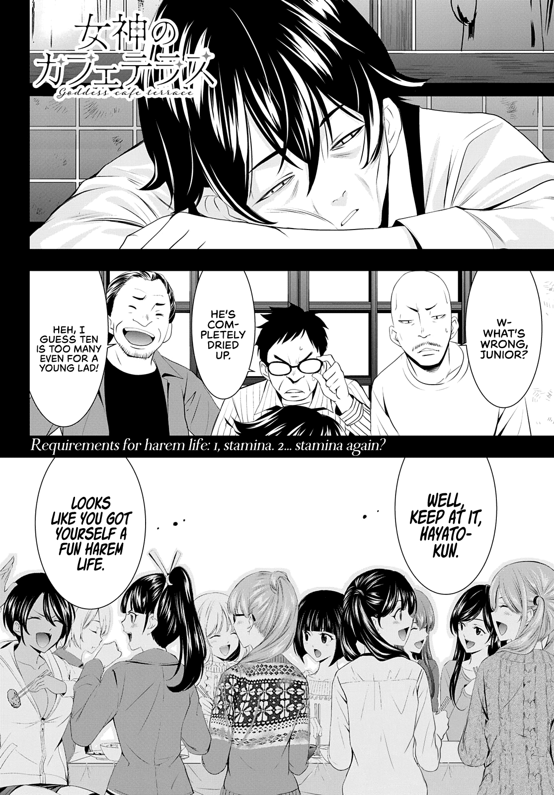 Goddess Café Terrace Chapter 55 page 18 - Chapter 55: Eleven Boys and Girls Under One Roof
