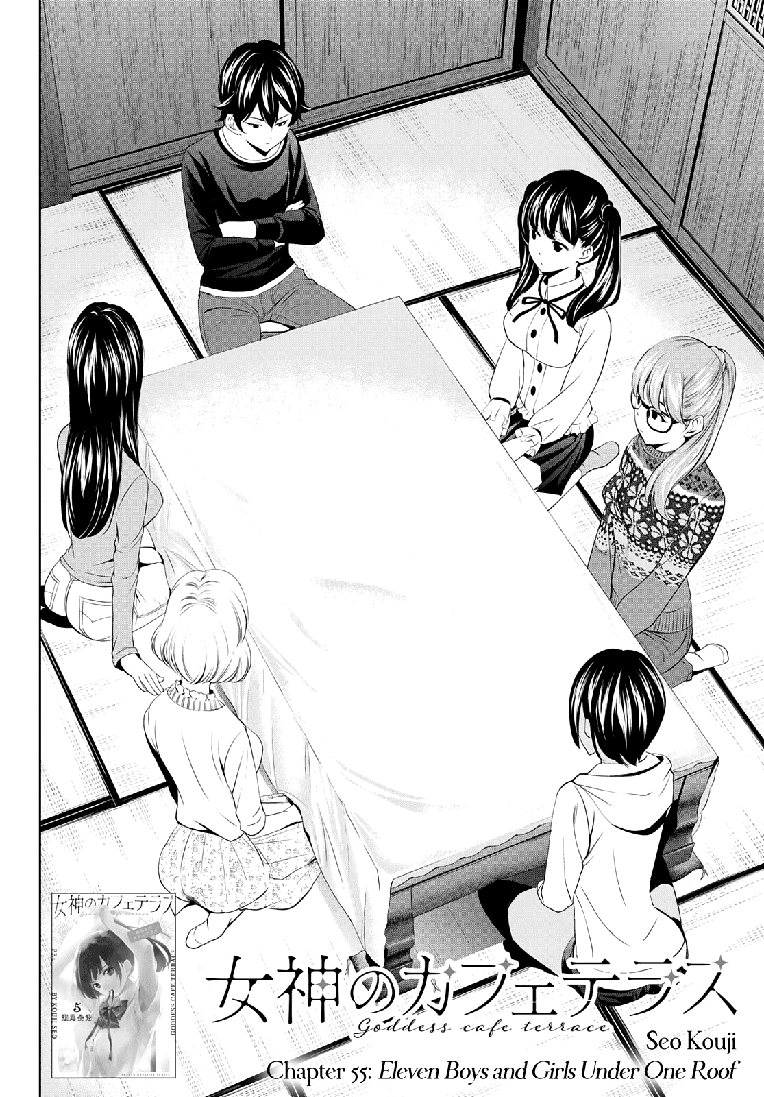 Goddess Café Terrace Chapter 55 page 3 - Chapter 55: Eleven Boys and Girls Under One Roof