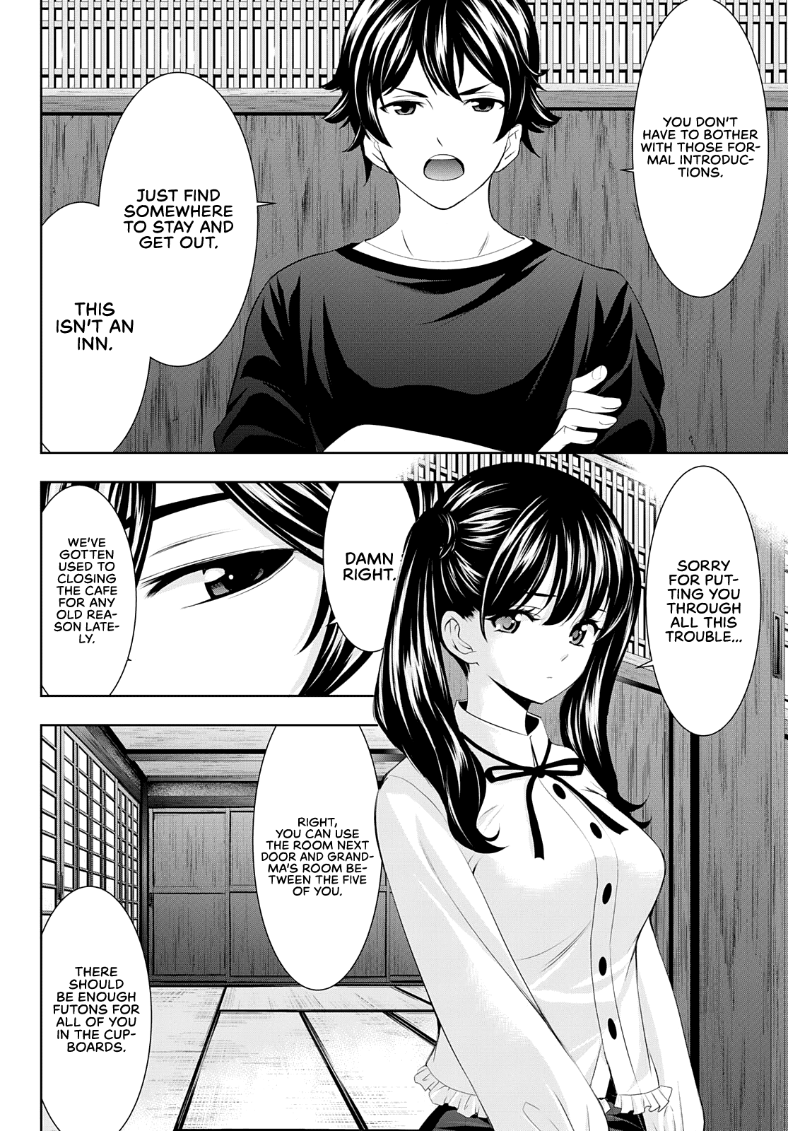 Goddess Café Terrace Chapter 55 page 5 - Chapter 55: Eleven Boys and Girls Under One Roof