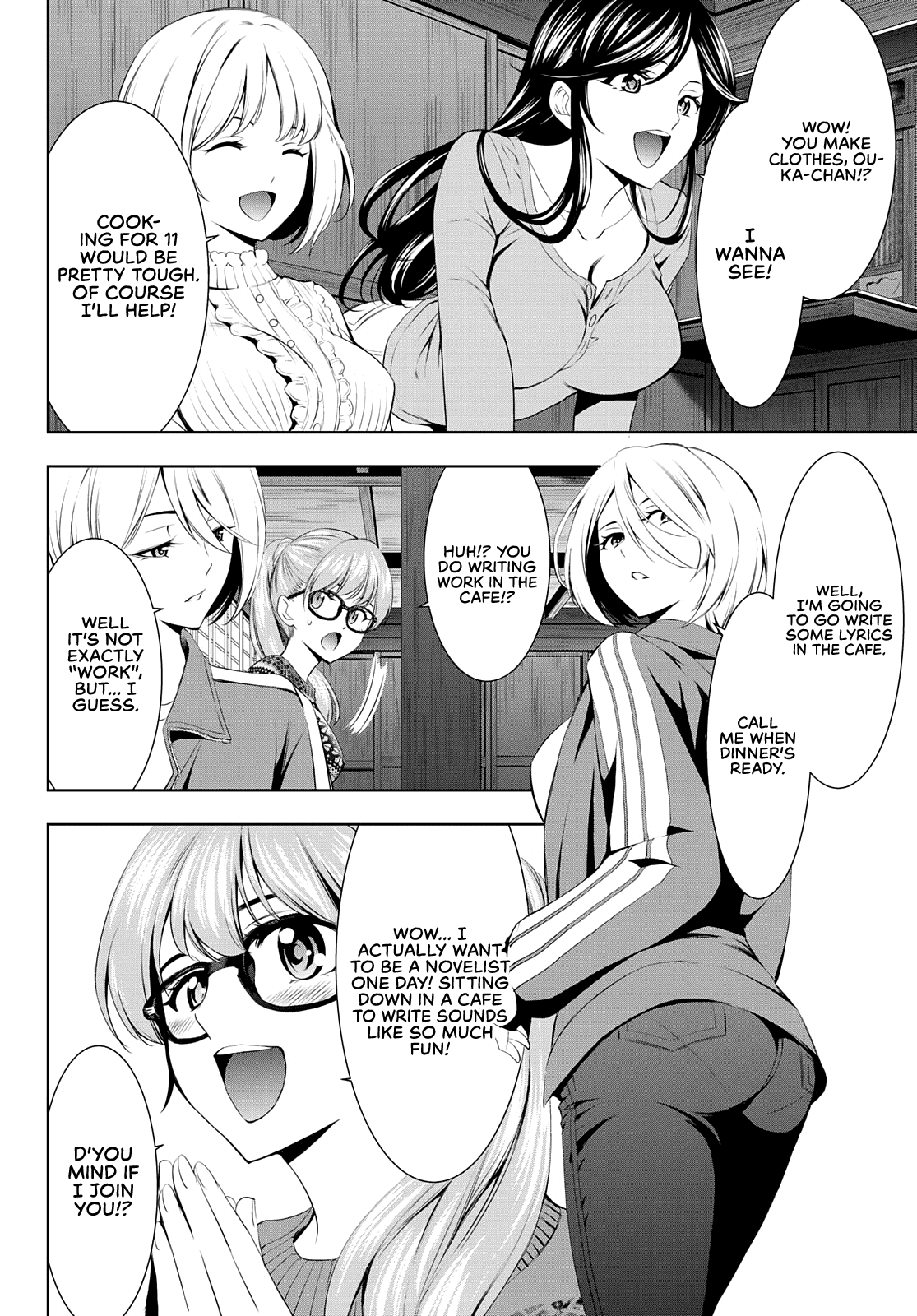 Goddess Café Terrace Chapter 55 page 7 - Chapter 55: Eleven Boys and Girls Under One Roof