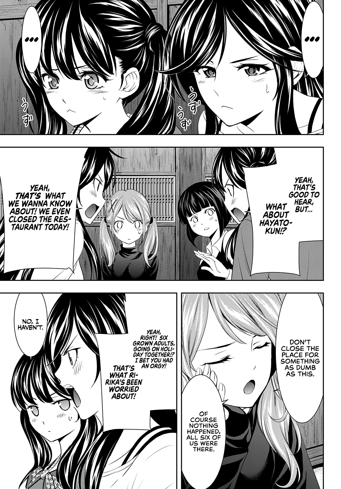 Goddess Café Terrace Chapter 66 page 4 - Chapter 66: The Ten Girls Back Together