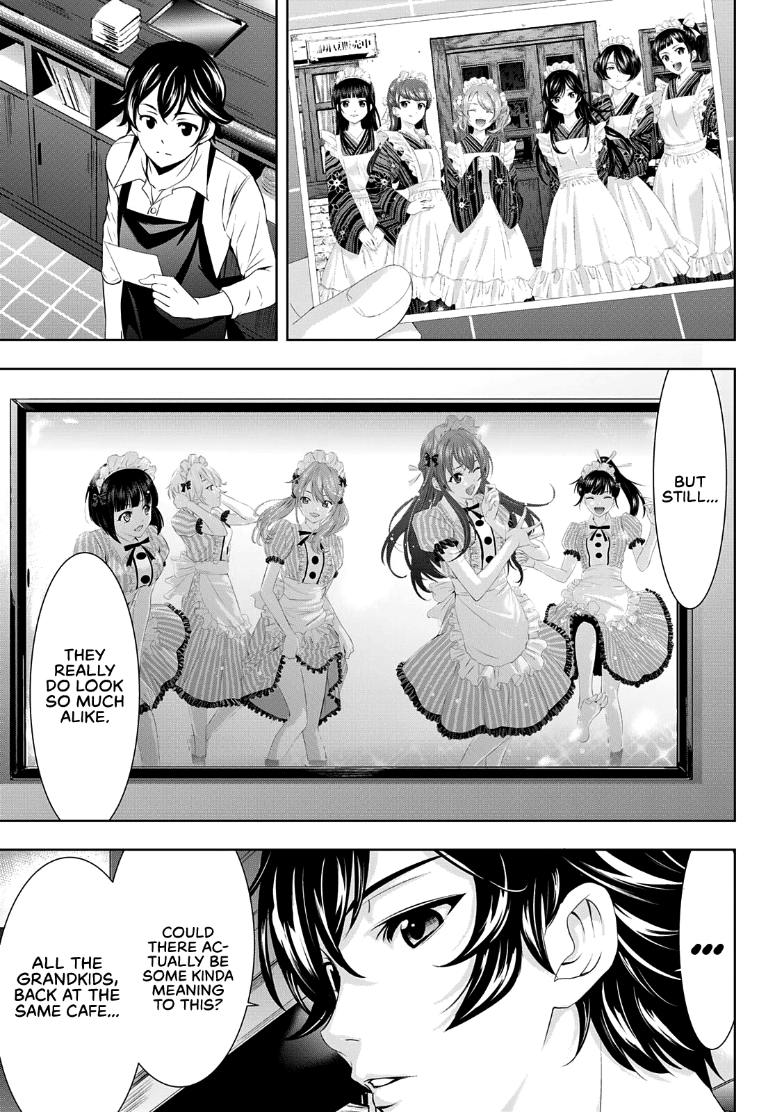 Goddess Café Terrace Chapter 74 page 21 - Chapter 74: Familia, 1961