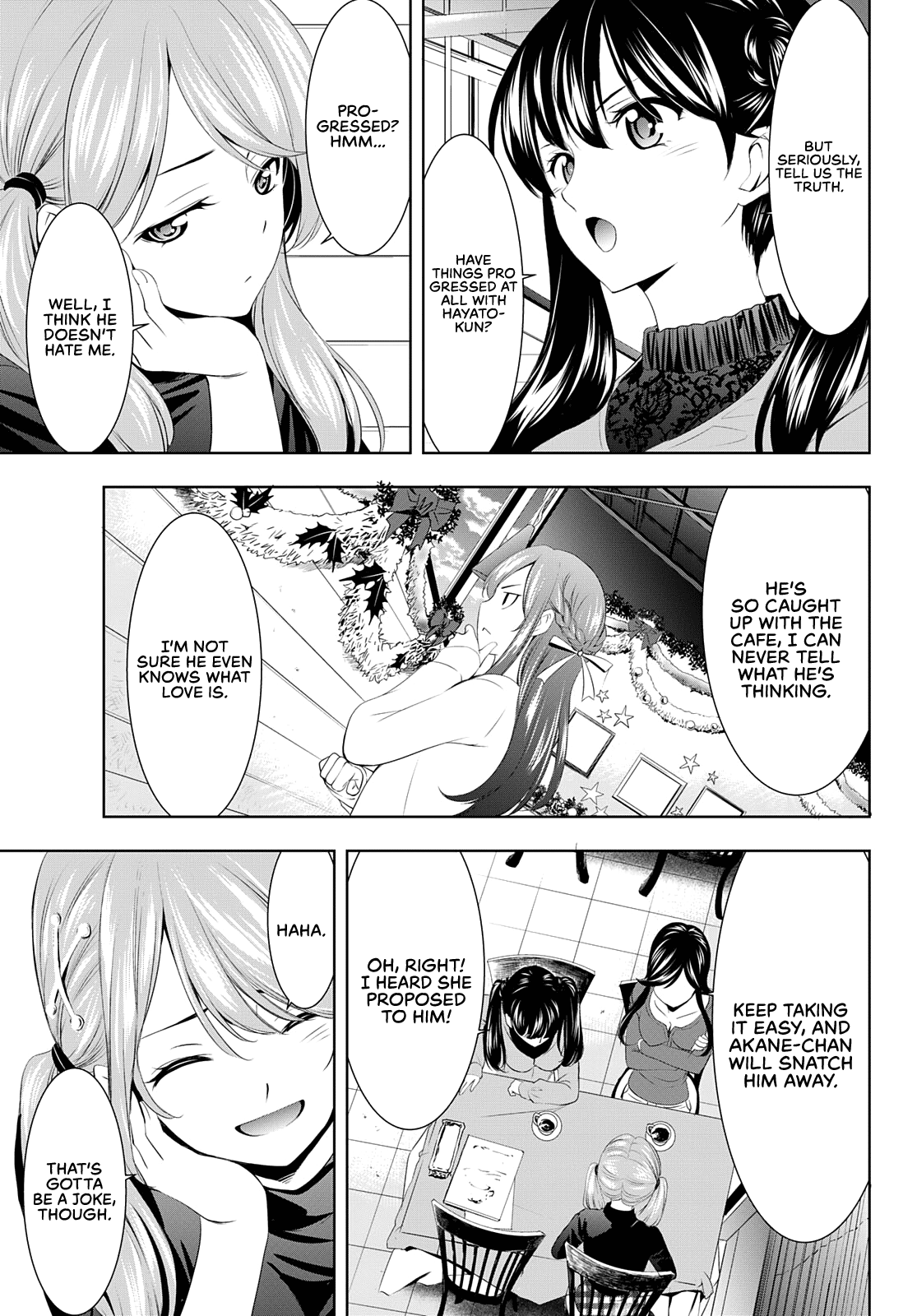 Goddess Café Terrace Chapter 76 page 6 - Chapter 76: All Together on Christmas