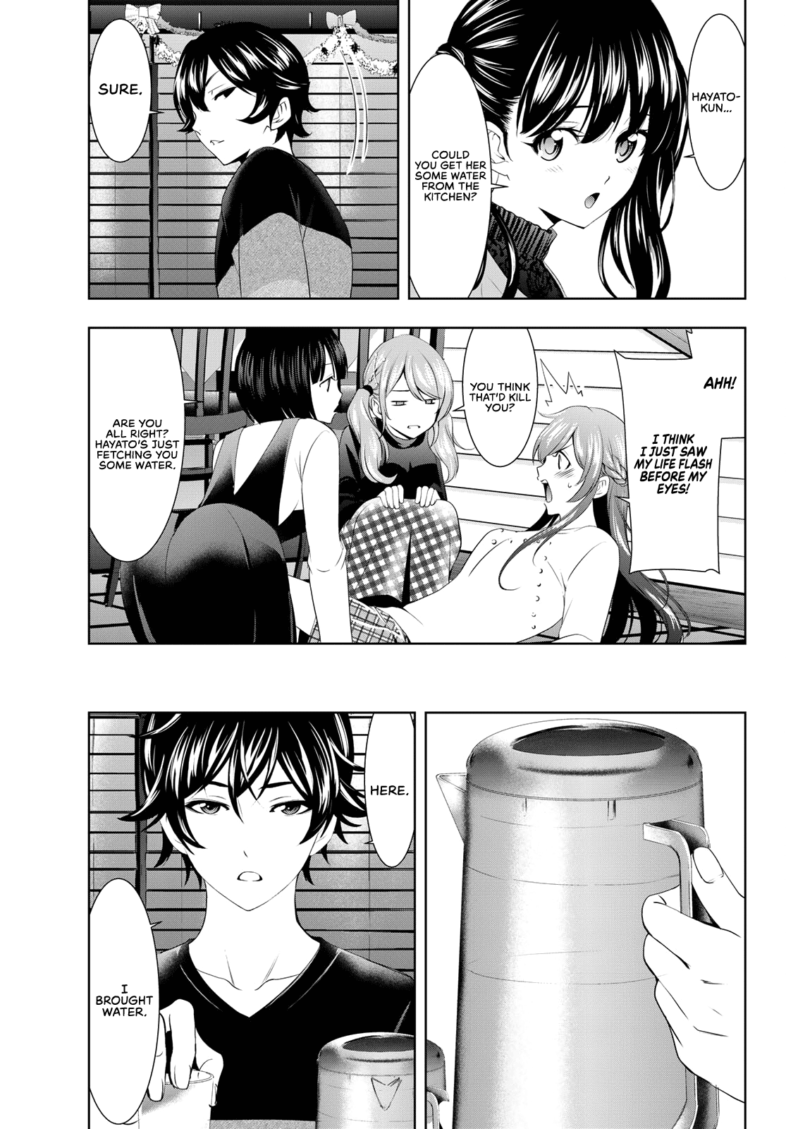 Goddess Café Terrace Chapter 77 page 14 - Chapter 77: Christmas Party!