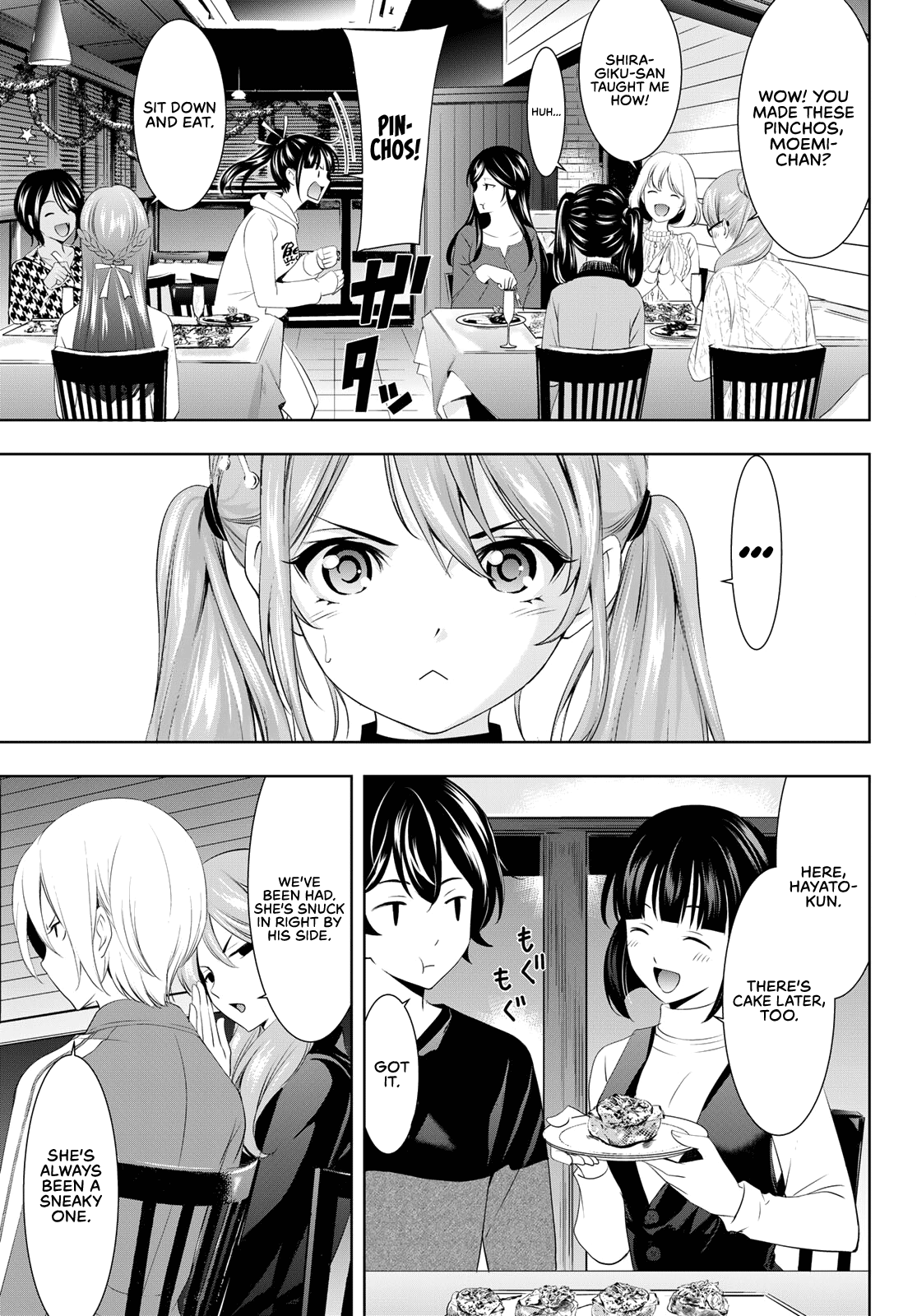 Goddess Café Terrace Chapter 77 page 4 - Chapter 77: Christmas Party!