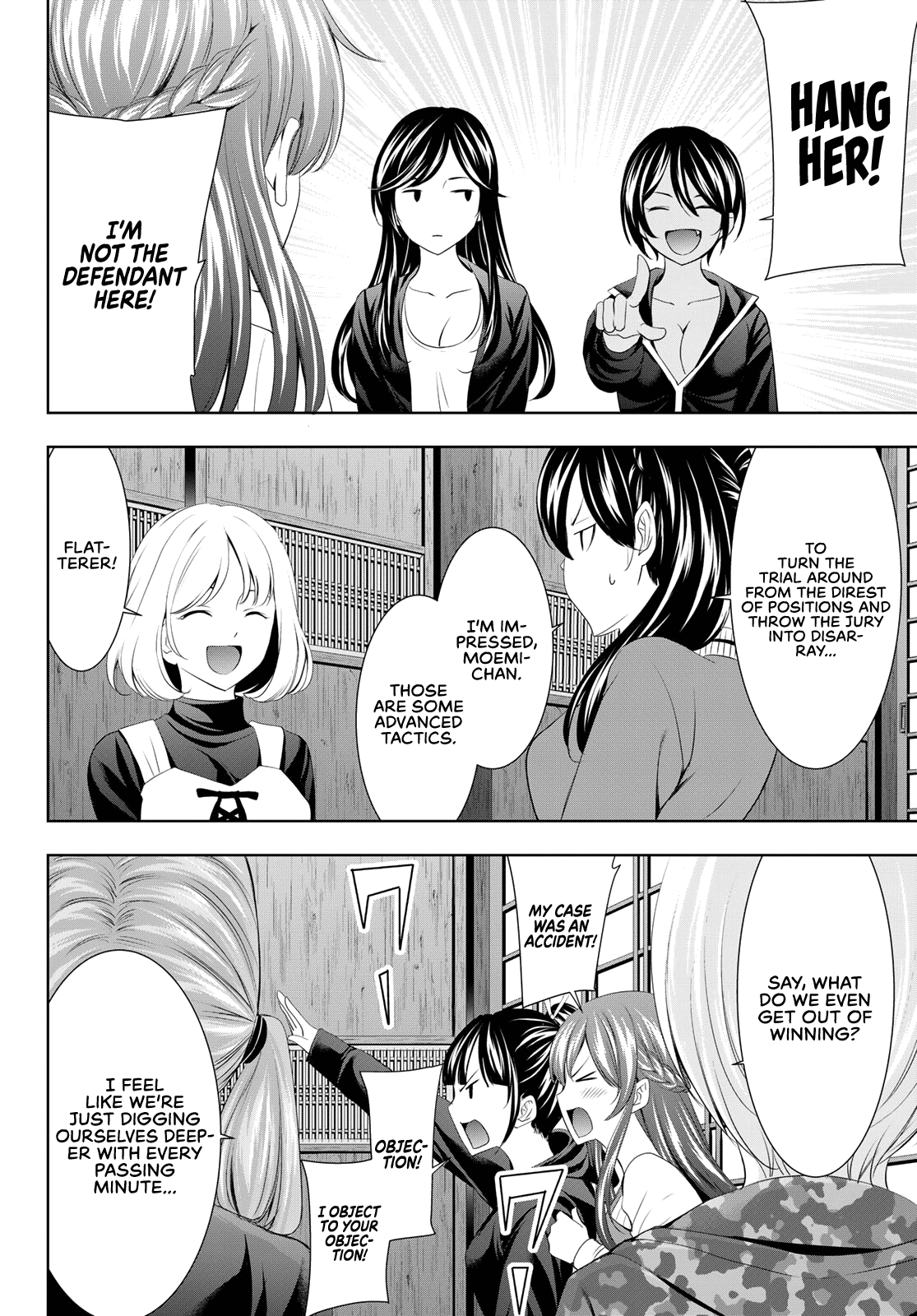 Goddess Café Terrace Chapter 79 page 13 - Chapter 79: The Familia Kiss Trial