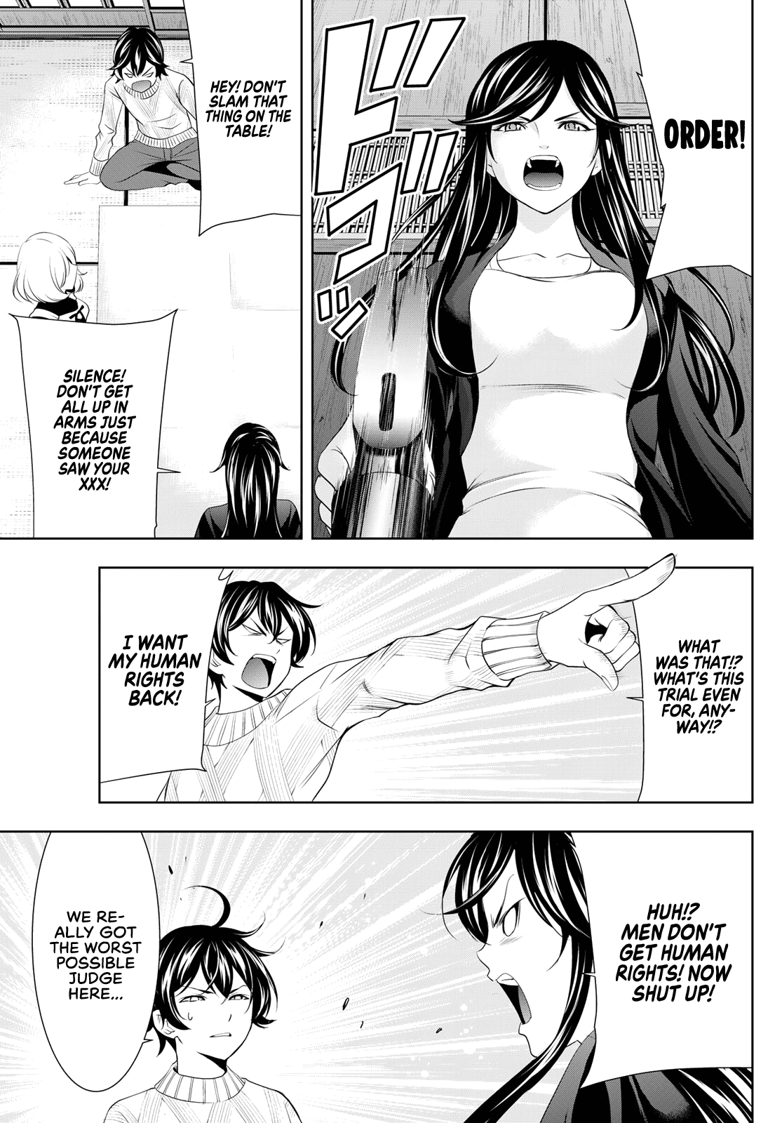 Goddess Café Terrace Chapter 79 page 14 - Chapter 79: The Familia Kiss Trial