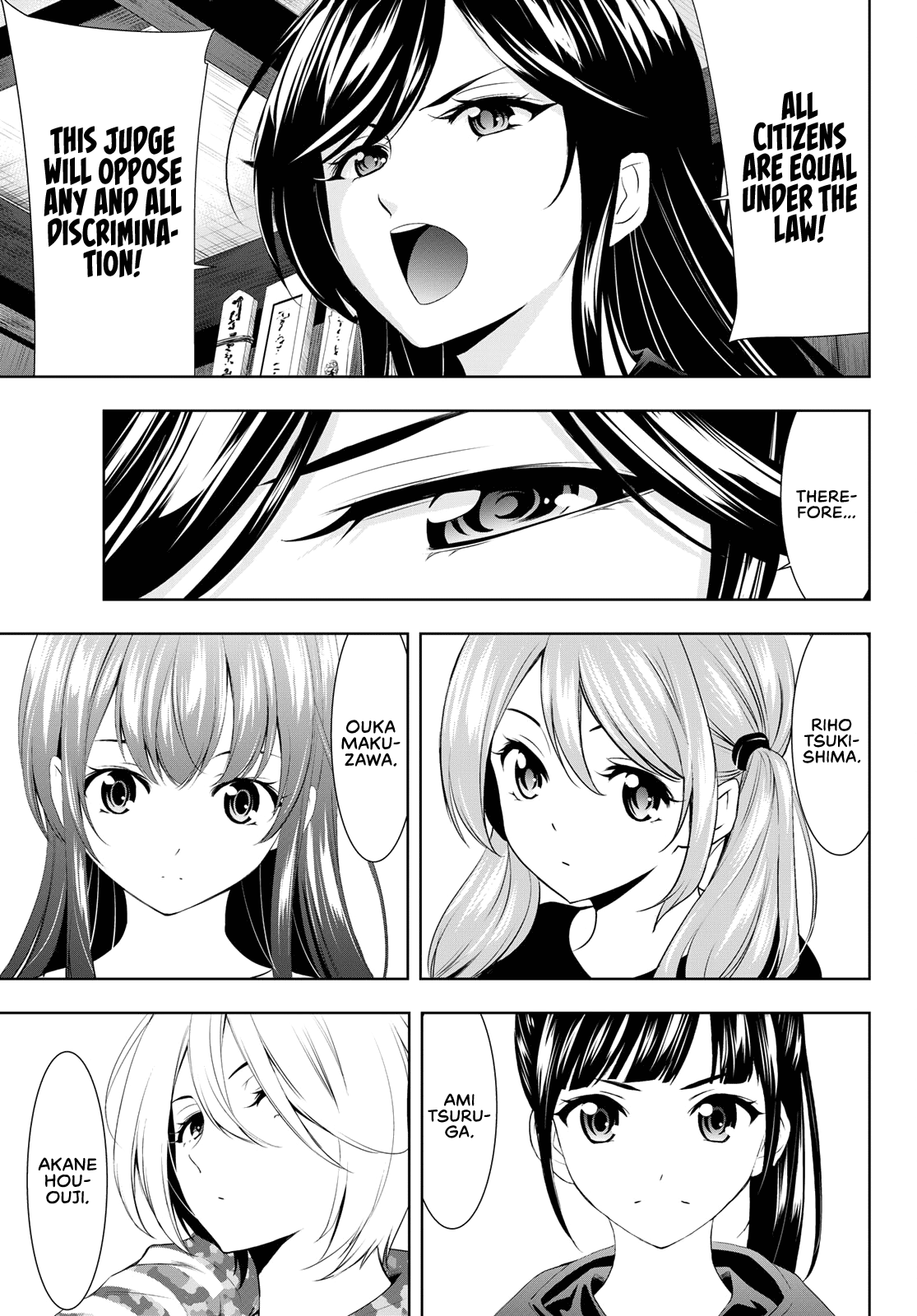Goddess Café Terrace Chapter 79 page 18 - Chapter 79: The Familia Kiss Trial