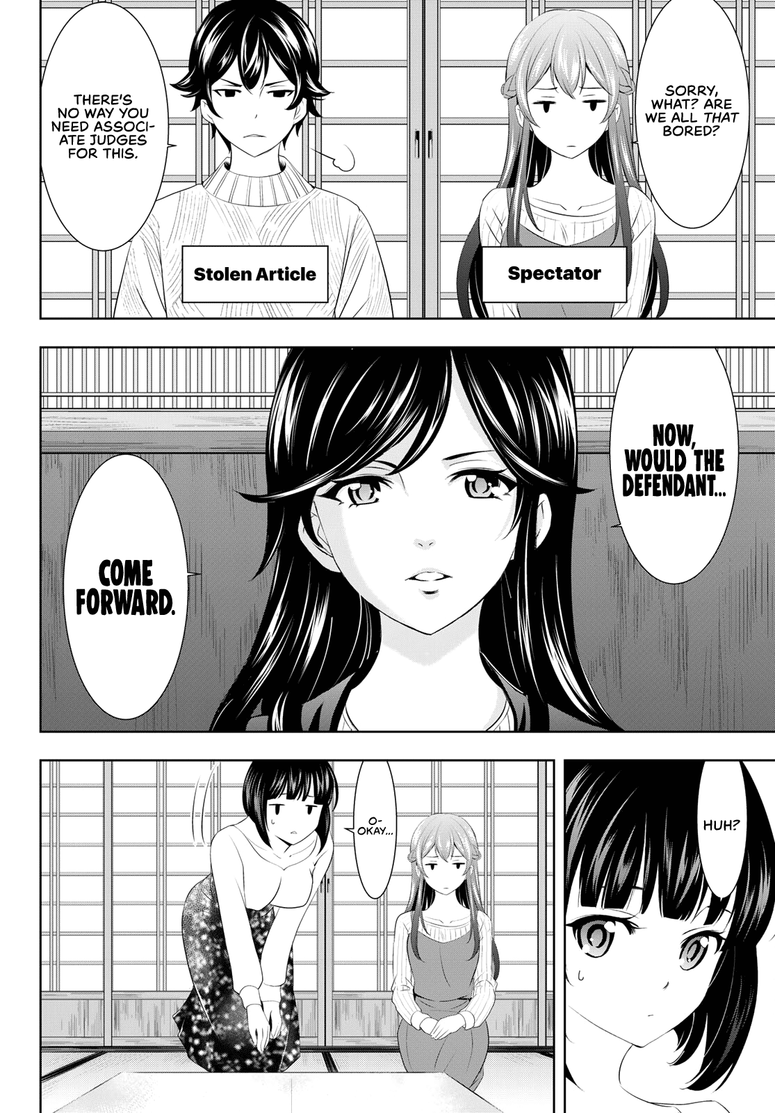 Goddess Café Terrace Chapter 79 page 5 - Chapter 79: The Familia Kiss Trial