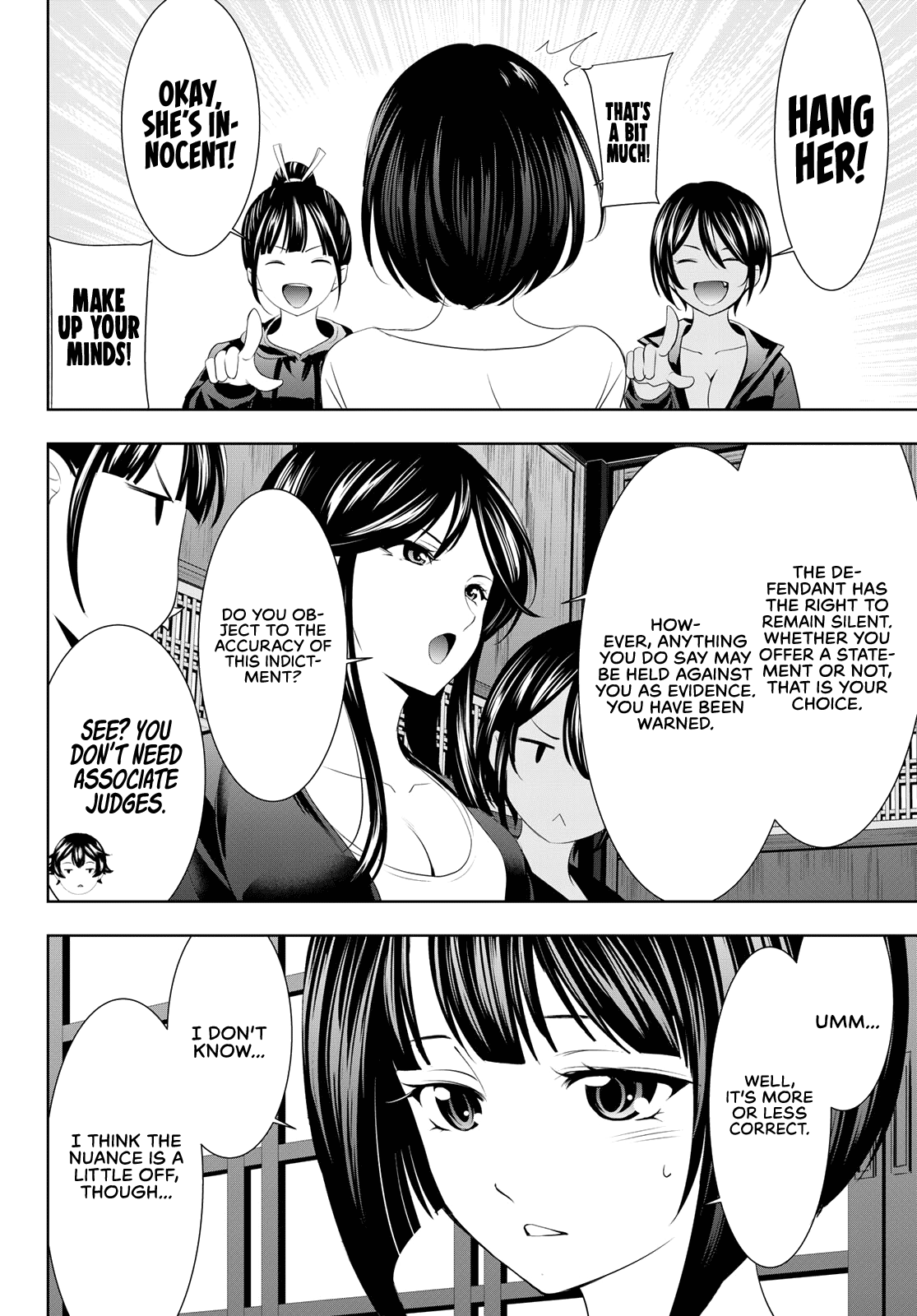 Goddess Café Terrace Chapter 79 page 7 - Chapter 79: The Familia Kiss Trial