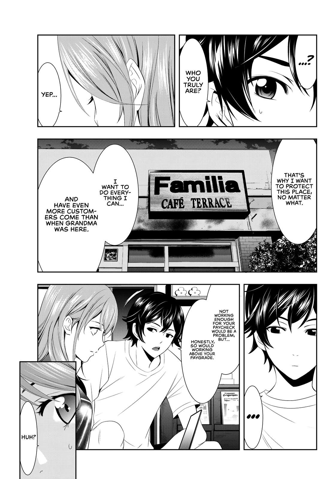 Goddess Café Terrace Chapter 8 page 12 - Chapter 8: I Want to Protect It, No Matter What!