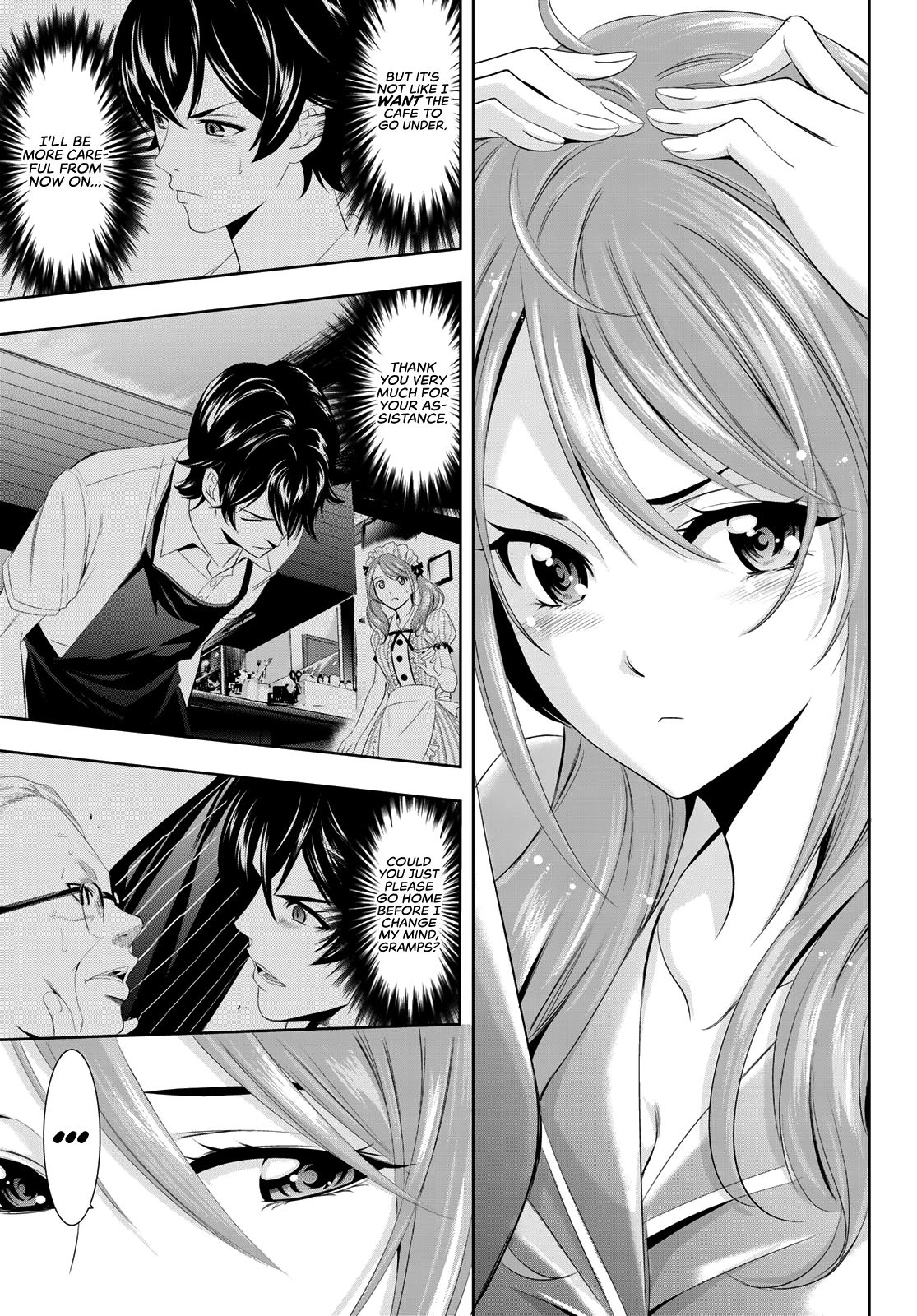 Goddess Café Terrace Chapter 8 page 18 - Chapter 8: I Want to Protect It, No Matter What!