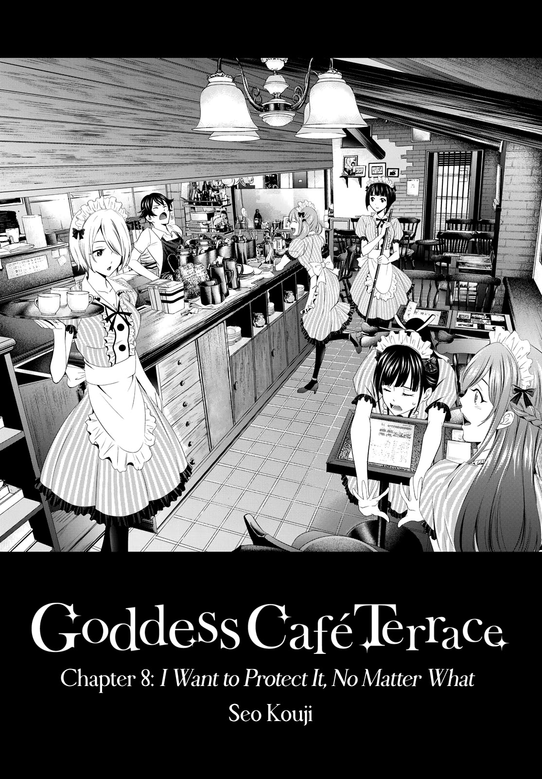 Goddess Café Terrace Chapter 8 page 2 - Chapter 8: I Want to Protect It, No Matter What!