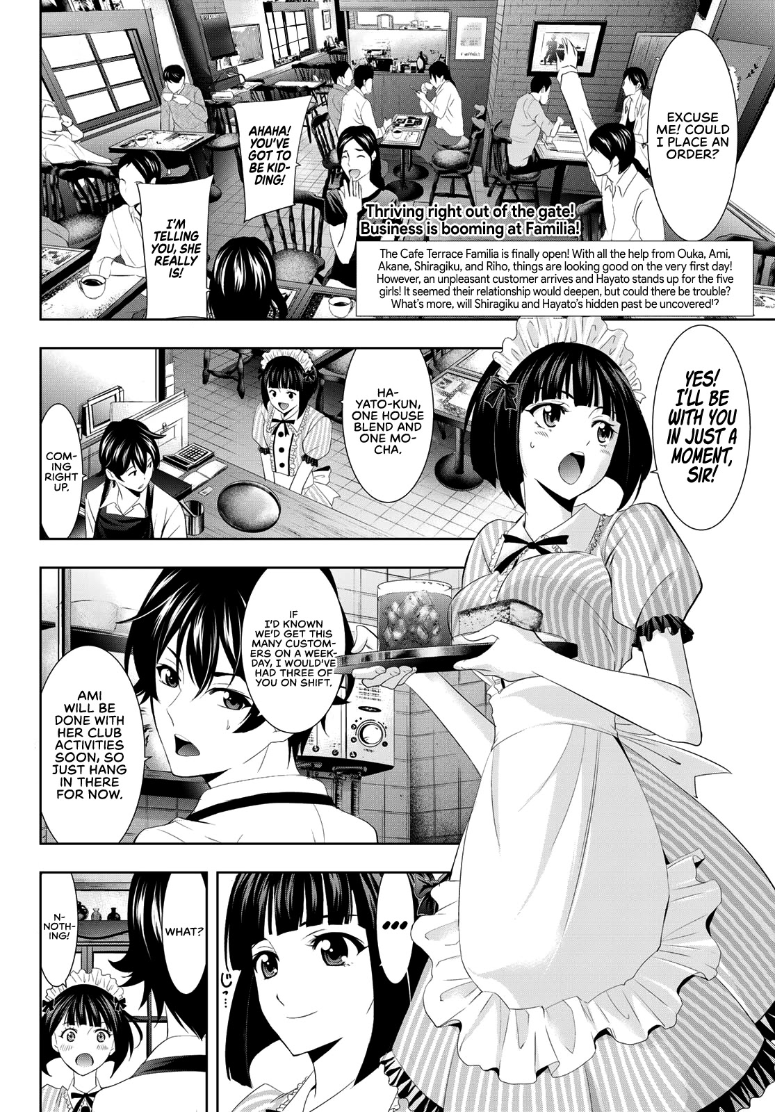 Goddess Café Terrace Chapter 8 page 3 - Chapter 8: I Want to Protect It, No Matter What!