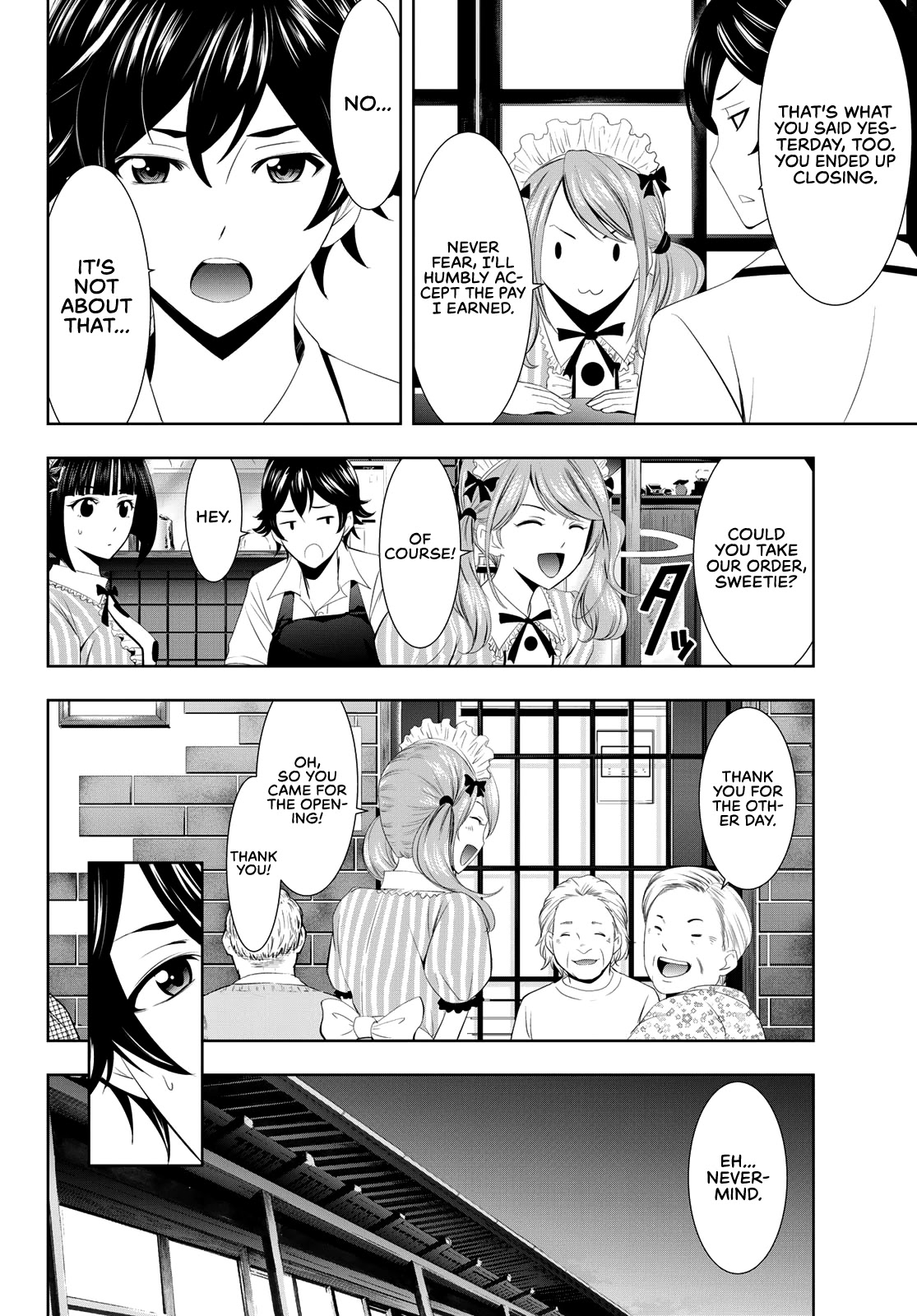 Goddess Café Terrace Chapter 8 page 5 - Chapter 8: I Want to Protect It, No Matter What!