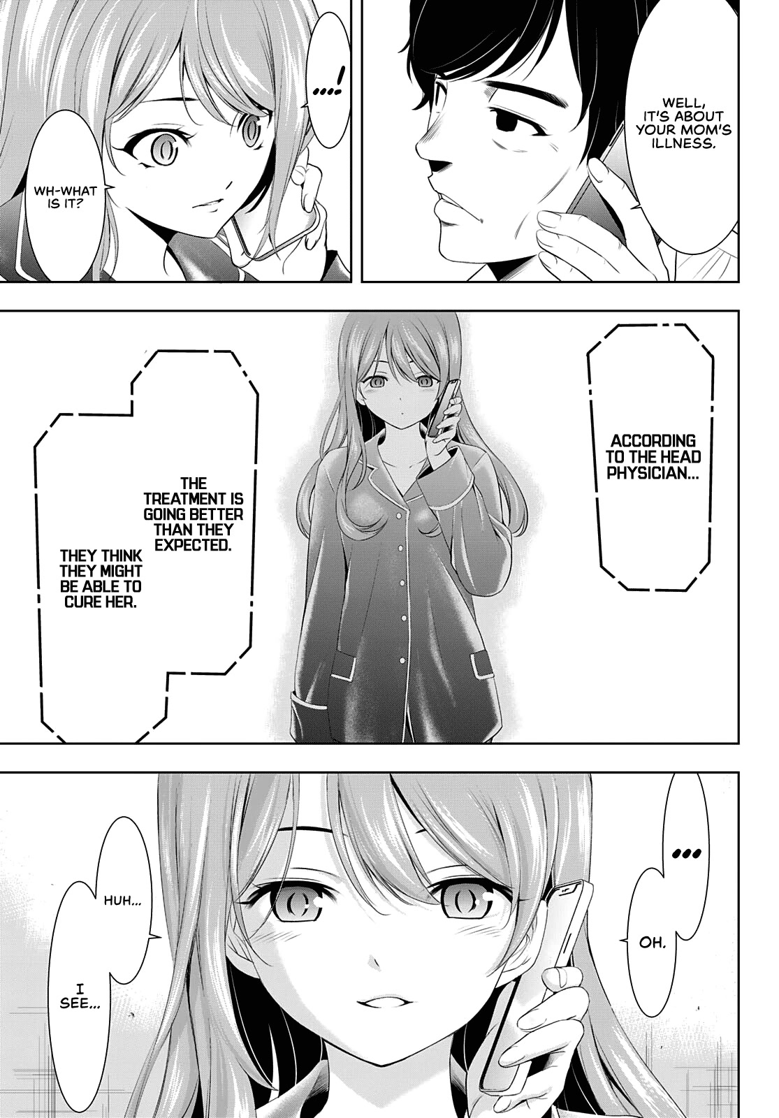 Goddess Café Terrace Chapter 81 page 14 - Chapter 81: To Kiss, to Resist, a Call, and a Twist