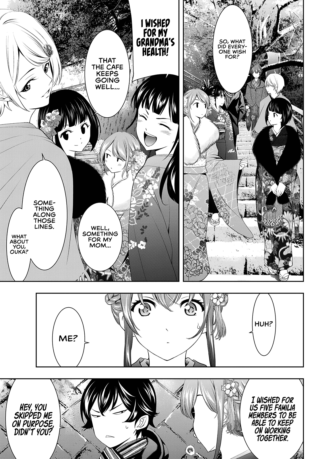 Goddess Café Terrace Chapter 84 page 11 - Chapter 84: First Shrine Visit of the Year!