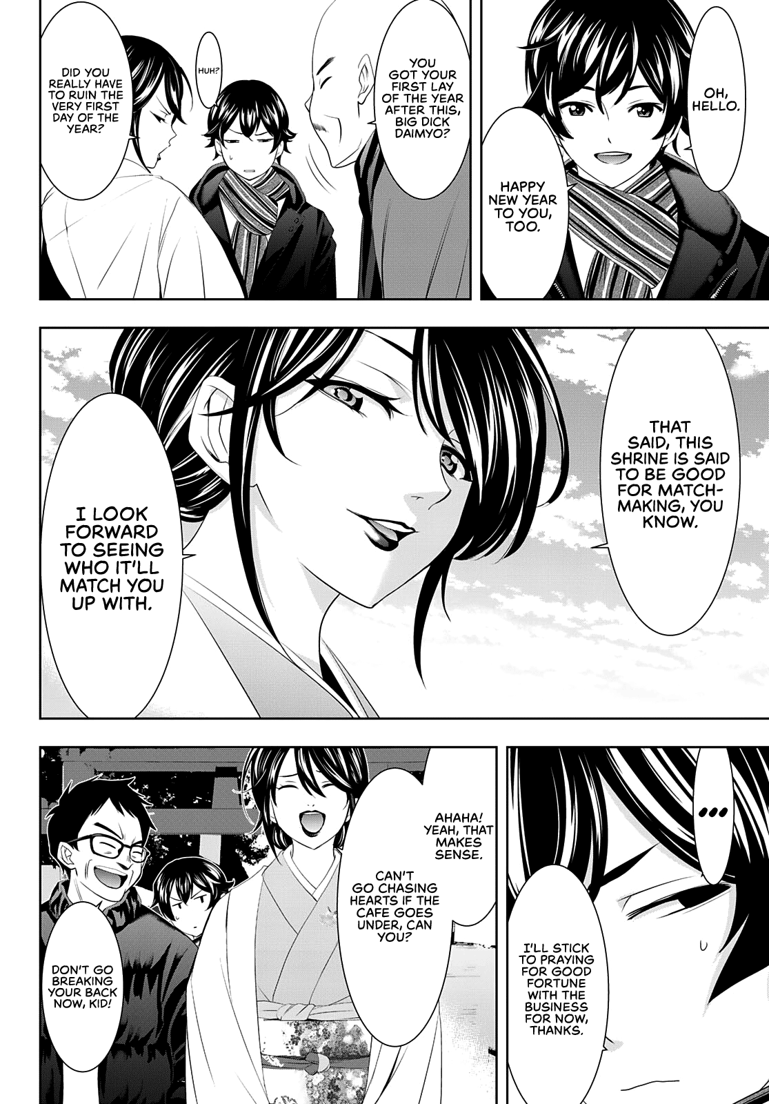 Goddess Café Terrace Chapter 84 page 8 - Chapter 84: First Shrine Visit of the Year!