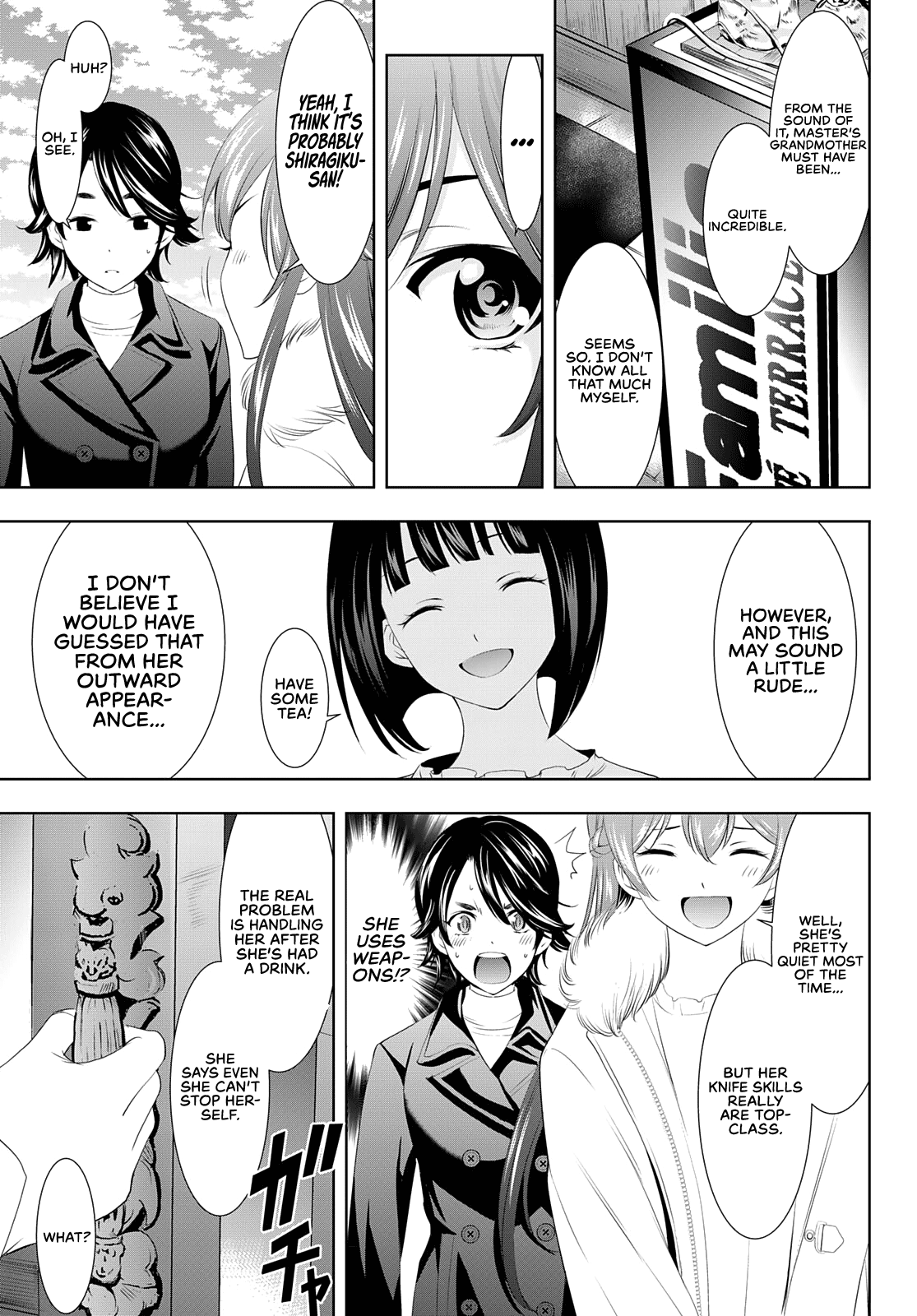 Goddess Café Terrace Chapter 87 page 12 - Chapter 87: The Most Skilled Member