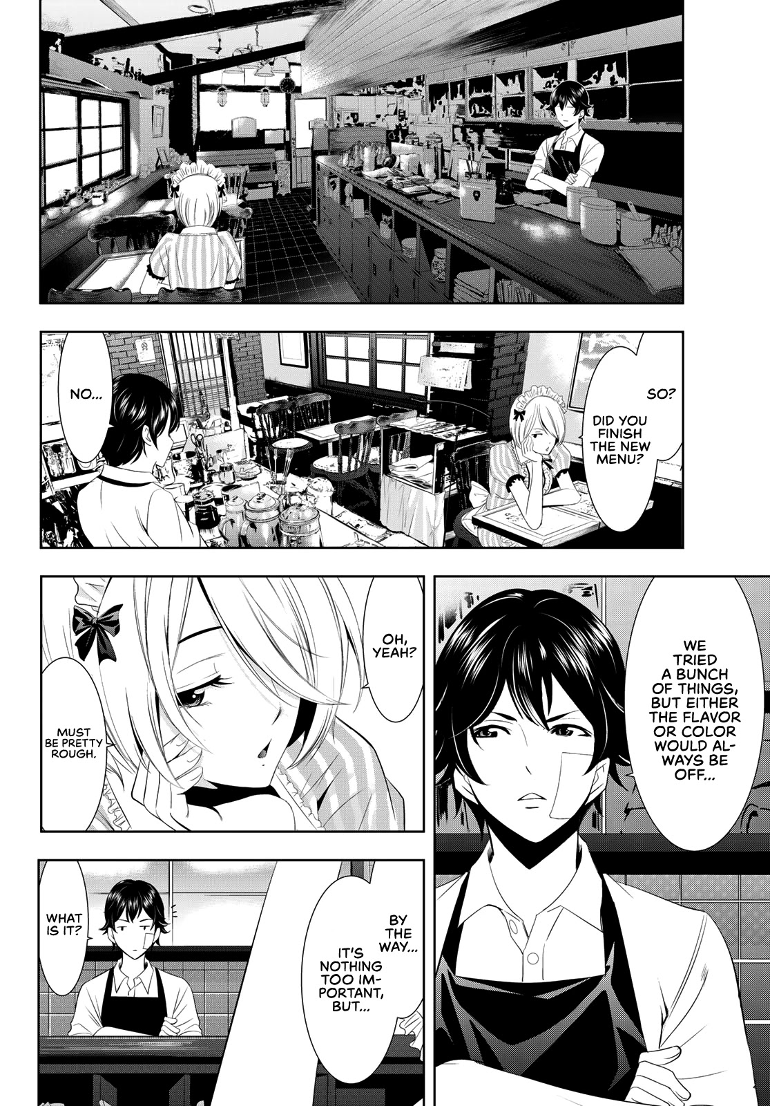 Goddess Café Terrace Chapter 9 page 17 - Chapter 9: New Menu!