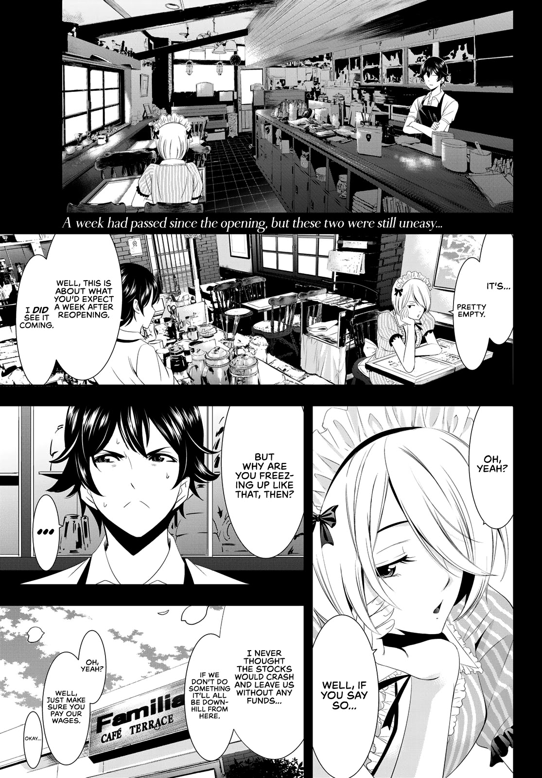 Goddess Café Terrace Chapter 9 page 2 - Chapter 9: New Menu!