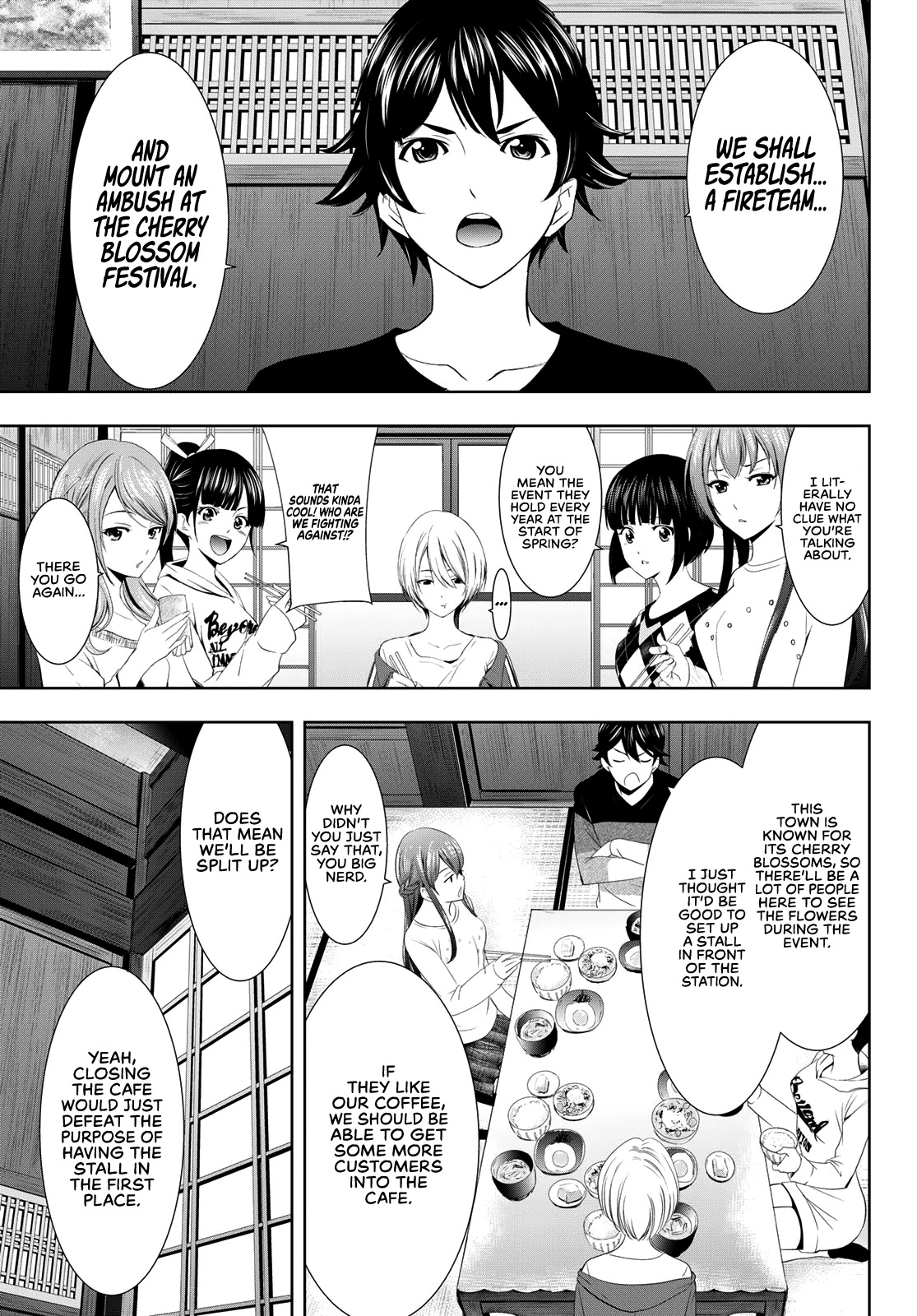 Goddess Café Terrace Chapter 9 page 4 - Chapter 9: New Menu!