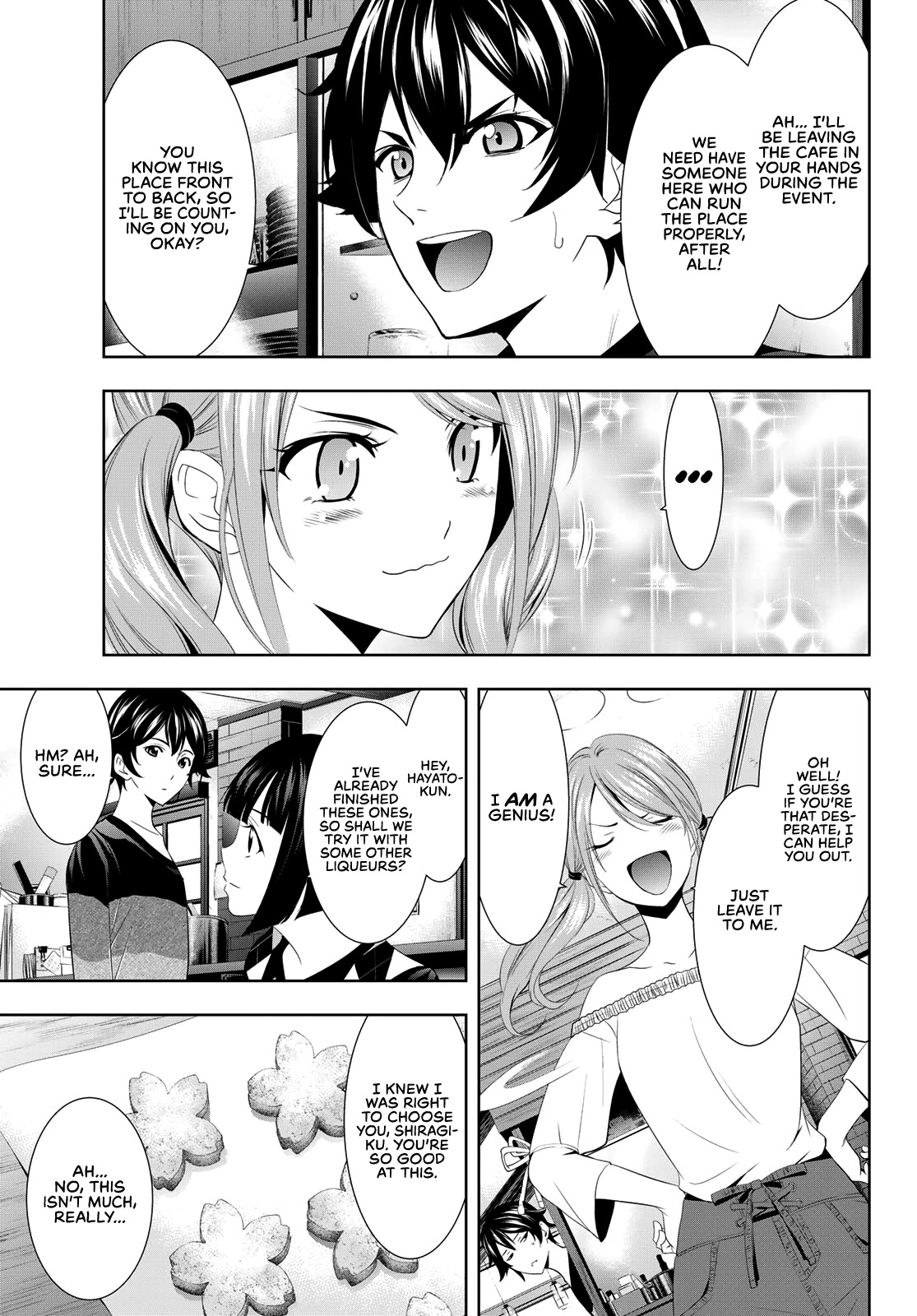 Goddess Café Terrace Chapter 9 page 8 - Chapter 9: New Menu!