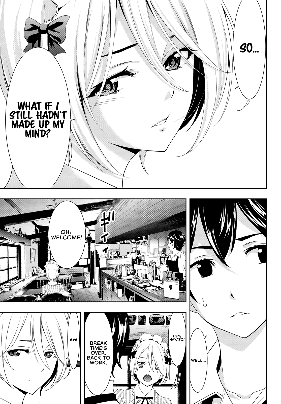 Goddess Café Terrace Chapter 92 page 10 - Chapter 92: Just the Two of Us at the Familia