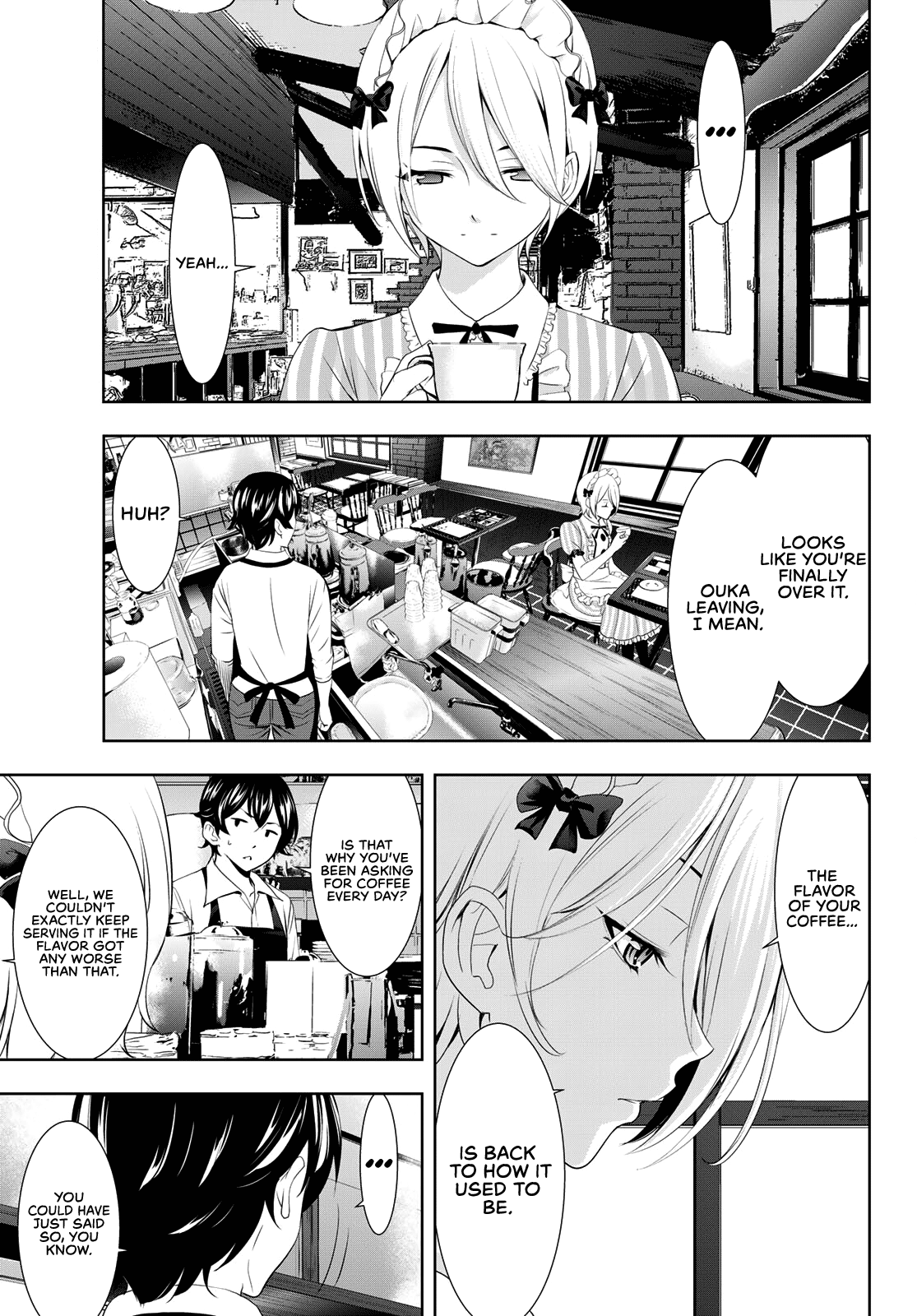 Goddess Café Terrace Chapter 92 page 6 - Chapter 92: Just the Two of Us at the Familia