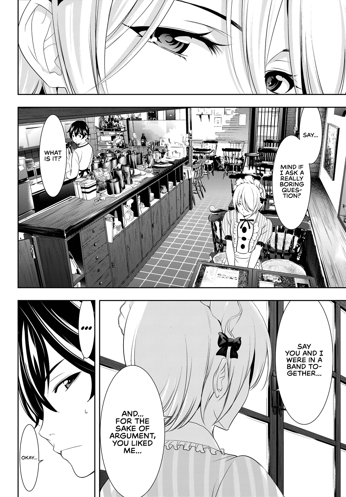Goddess Café Terrace Chapter 92 page 7 - Chapter 92: Just the Two of Us at the Familia