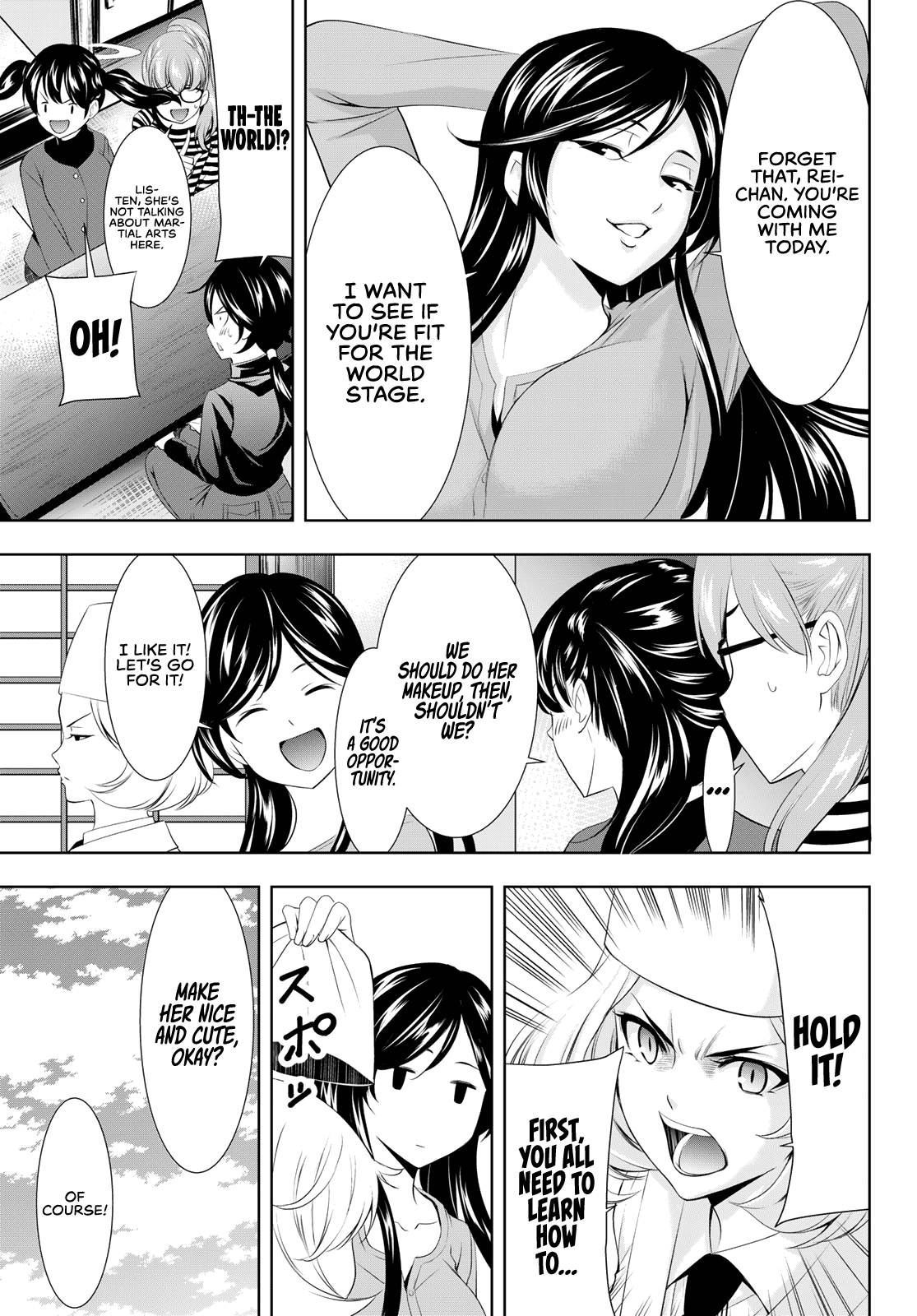 Goddess Café Terrace Chapter 96 page 10 - Chapter 96: Rei VS the Five Assassins
