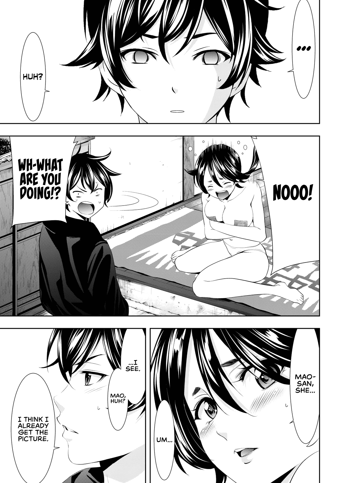 Goddess Café Terrace Chapter 96 page 16 - Chapter 96: Rei VS the Five Assassins