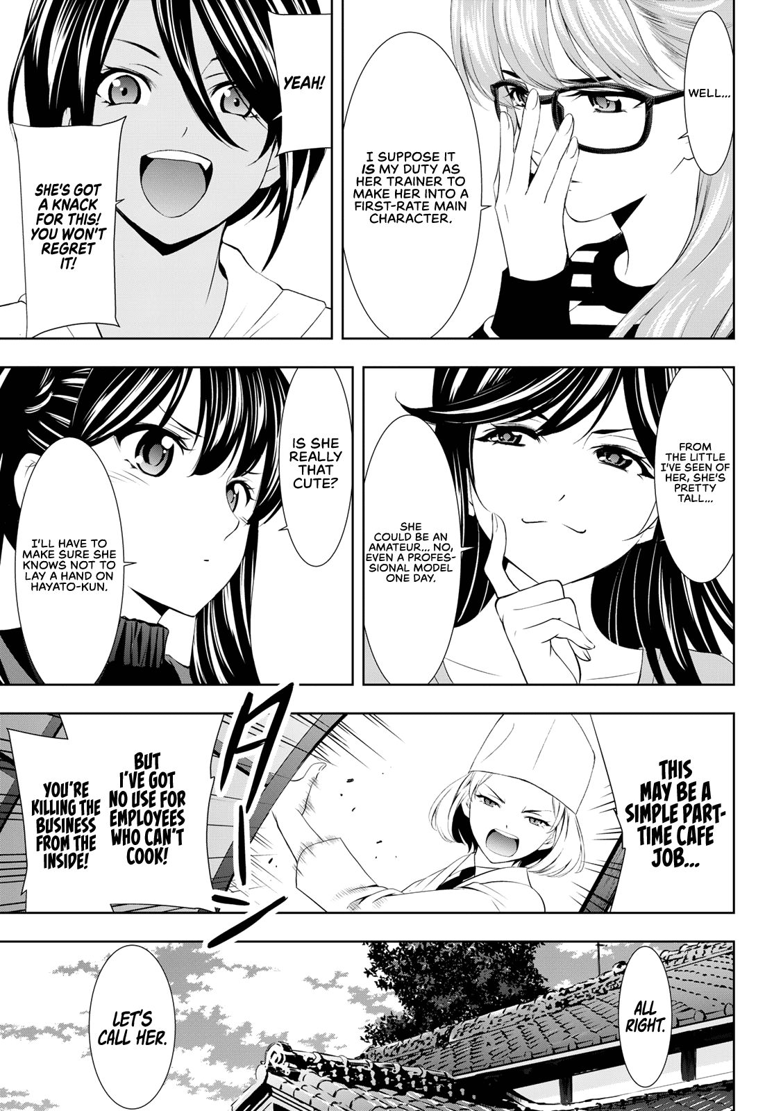 Goddess Café Terrace Chapter 96 page 4 - Chapter 96: Rei VS the Five Assassins