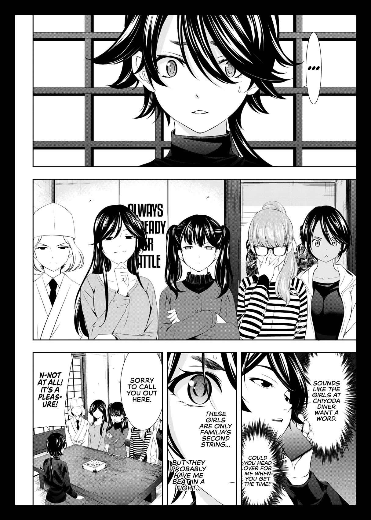 Goddess Café Terrace Chapter 96 page 5 - Chapter 96: Rei VS the Five Assassins
