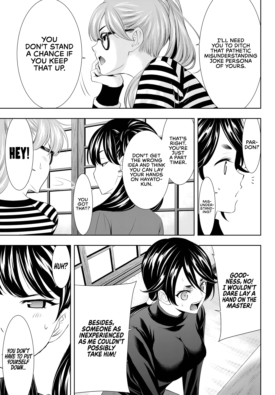 Goddess Café Terrace Chapter 96 page 8 - Chapter 96: Rei VS the Five Assassins