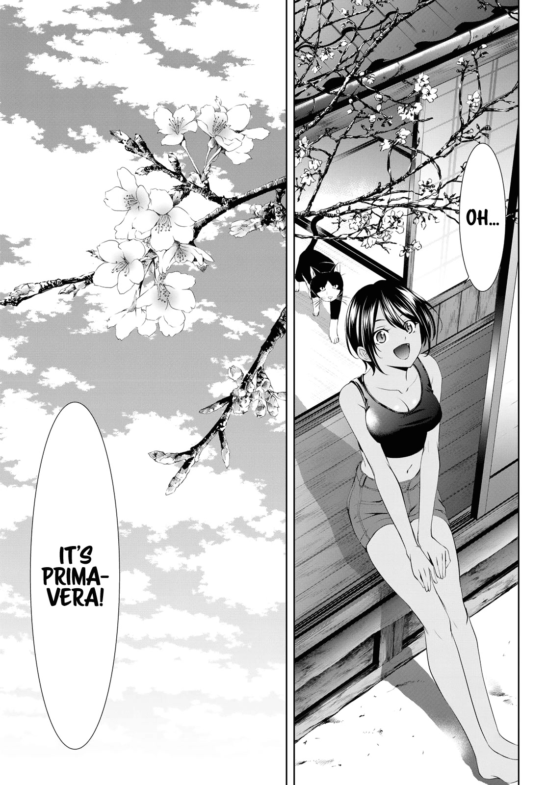 Goddess Café Terrace Chapter 99 page 18 - Chapter 99: Feelings Blooming with the Cherry Blossoms