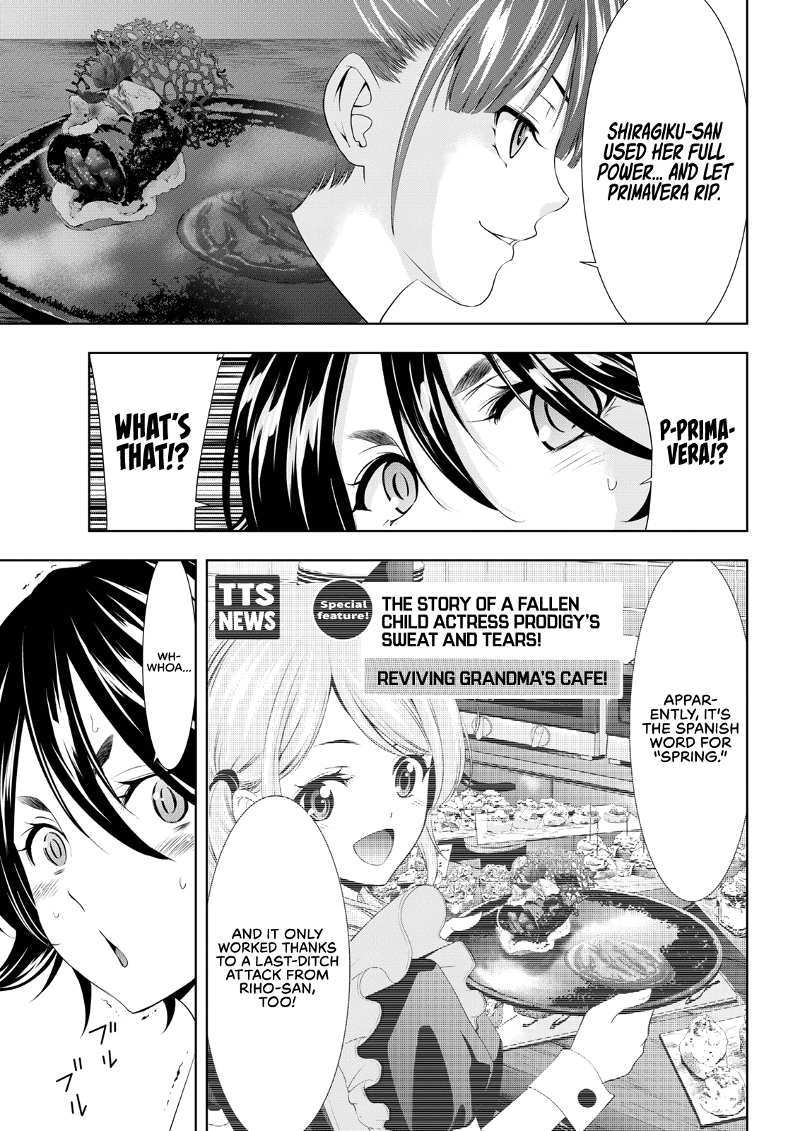 Goddess Café Terrace Chapter 99 page 8 - Chapter 99: Feelings Blooming with the Cherry Blossoms