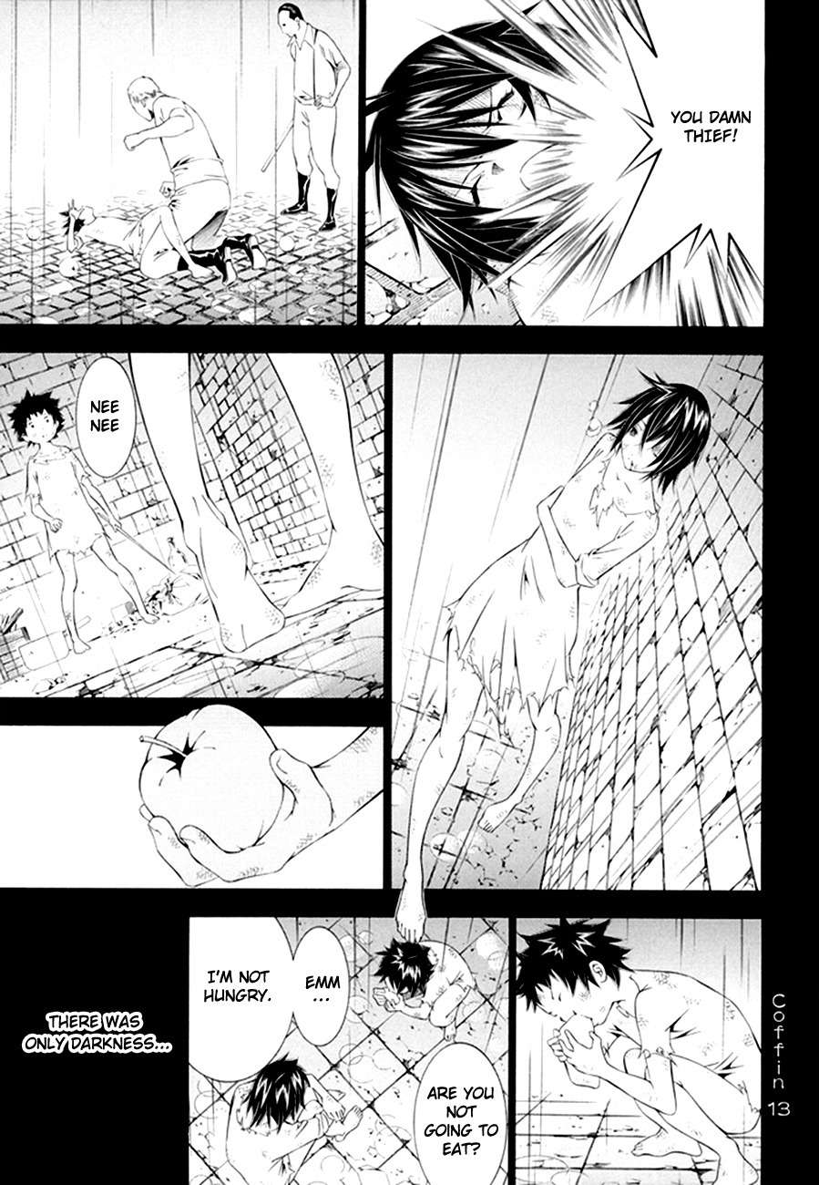 Godeath - Megami no Ketsumyaku Chapter 13 page 1 - Chapter 13: Coffin 13