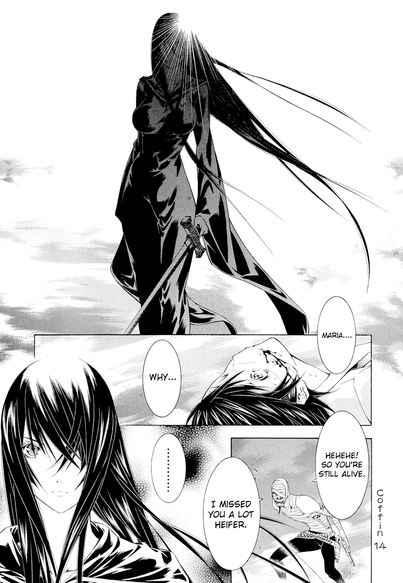 Godeath - Megami no Ketsumyaku Chapter 14 page 3 - Chapter 14: Coffin 14
