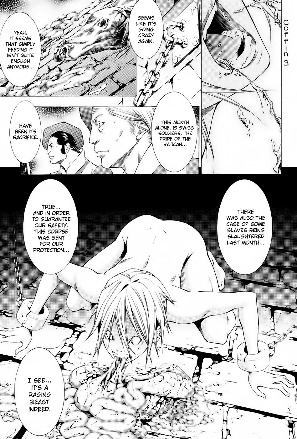 Godeath - Megami no Ketsumyaku Chapter 3 page 1 - Chapter 3: Coffin 3