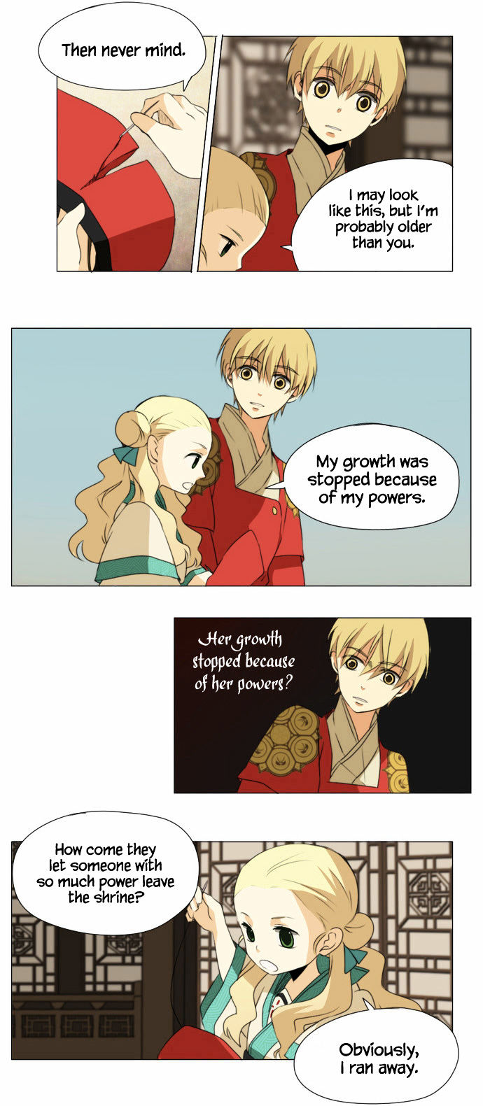 Godly Bells Chapter 19 page 11 - Chapter 19 : What I Want to Protect