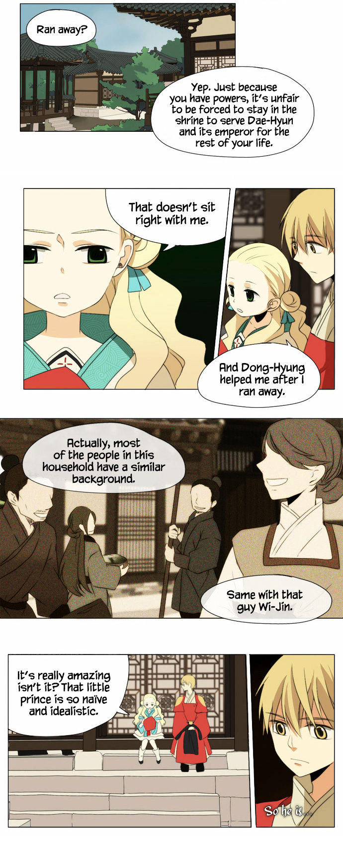 Godly Bells Chapter 19 page 12 - Chapter 19 : What I Want to Protect
