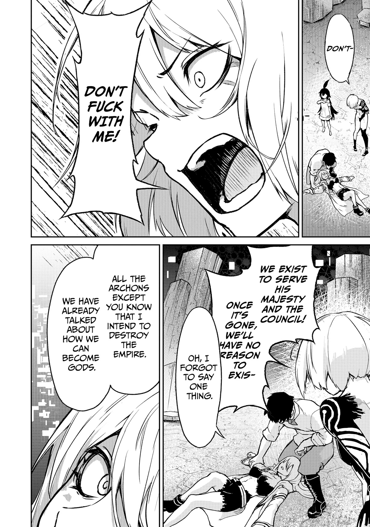God's Activity in a World Without Gods Chapter 10 page 20 - Chapter 10: The story of the destruction of a country in another world