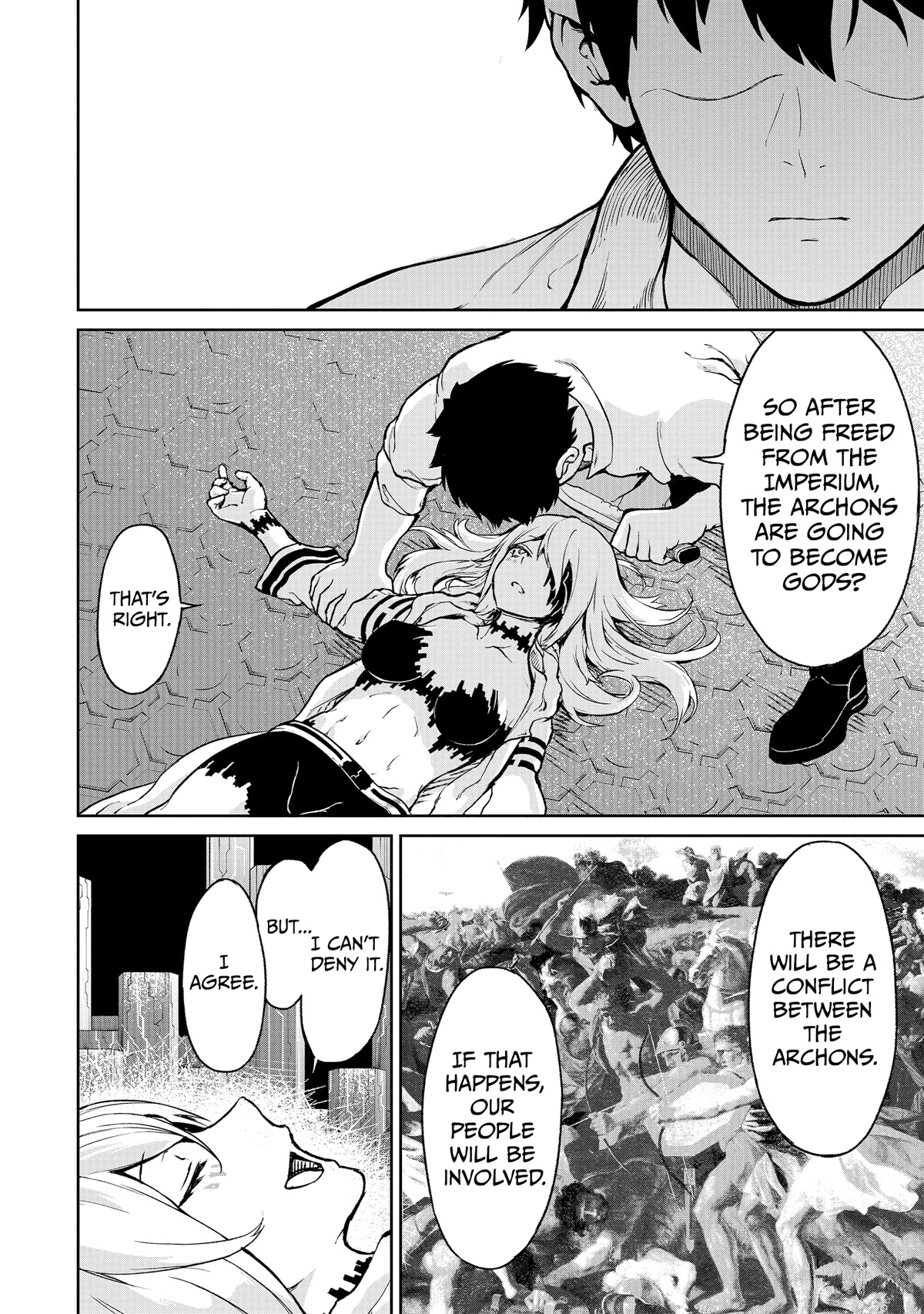 God's Activity in a World Without Gods Chapter 10 page 22 - Chapter 10: The story of the destruction of a country in another world