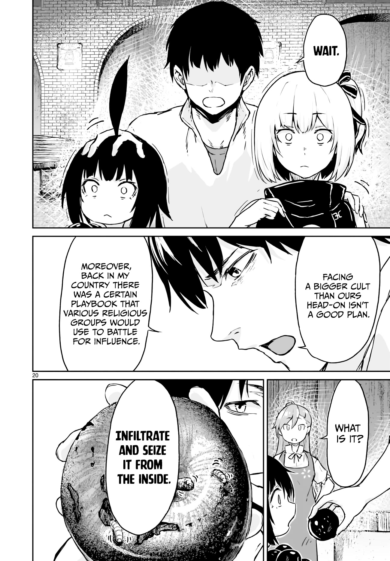 God's Activity in a World Without Gods Chapter 12 page 21 - Chapter 12: The story of doing a cult M&A