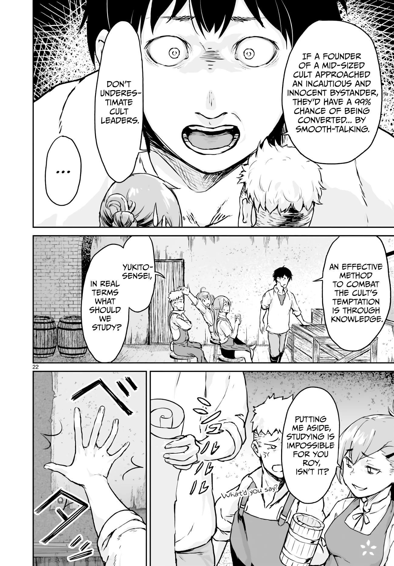 God's Activity in a World Without Gods Chapter 12 page 23 - Chapter 12: The story of doing a cult M&A