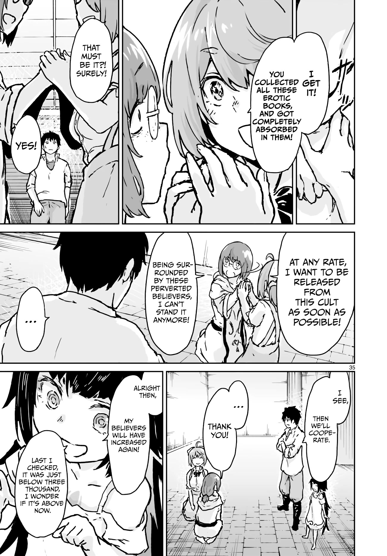 God's Activity in a World Without Gods Chapter 13 page 35 - Chapter 13: The story of sex education at a strange cult