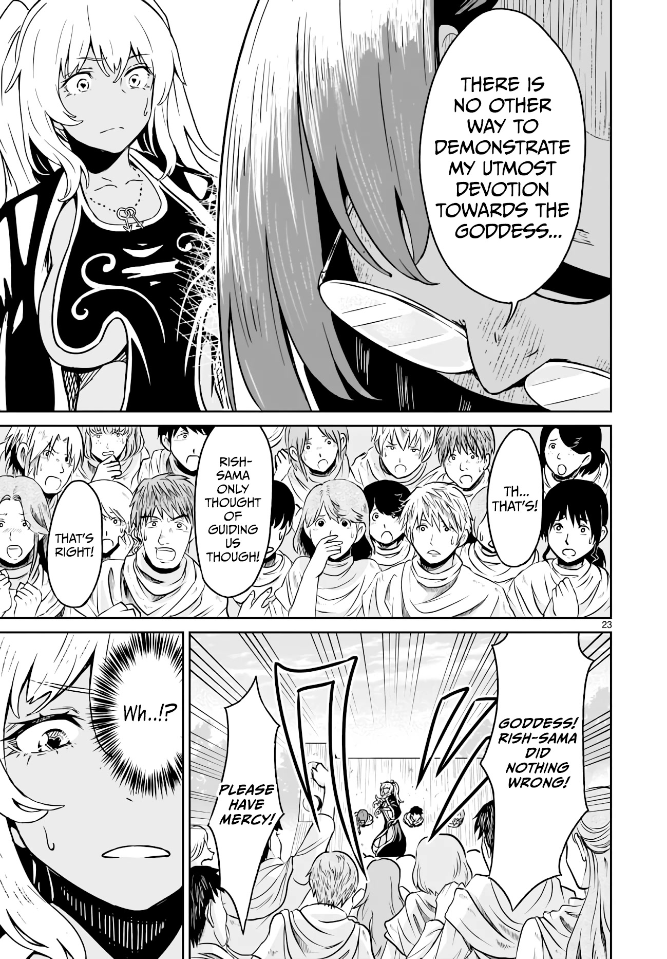 God's Activity in a World Without Gods Chapter 15 page 23 - Chapter 15: The story of the strange cult's founder having a past as well