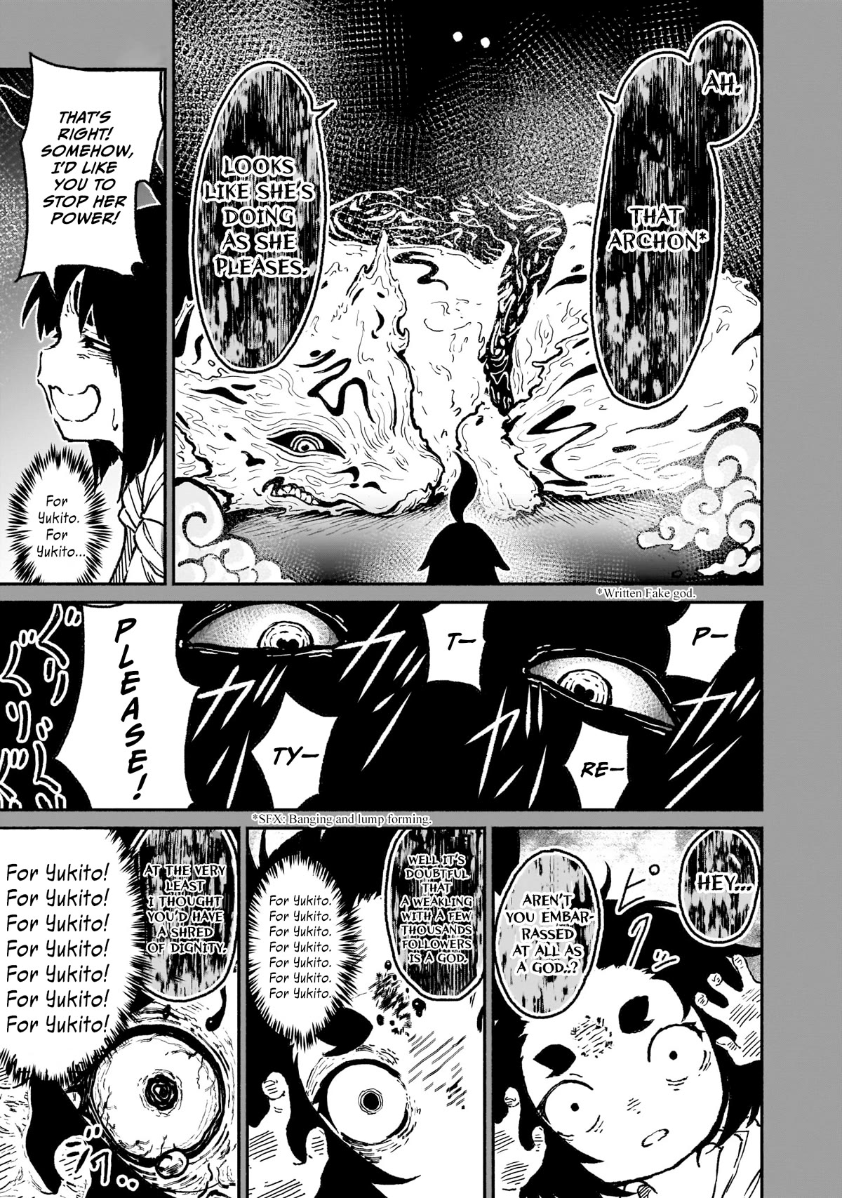 God's Activity in a World Without Gods Chapter 19 page 5 - Chapter 19: The story of begging and grovelling to a strange god