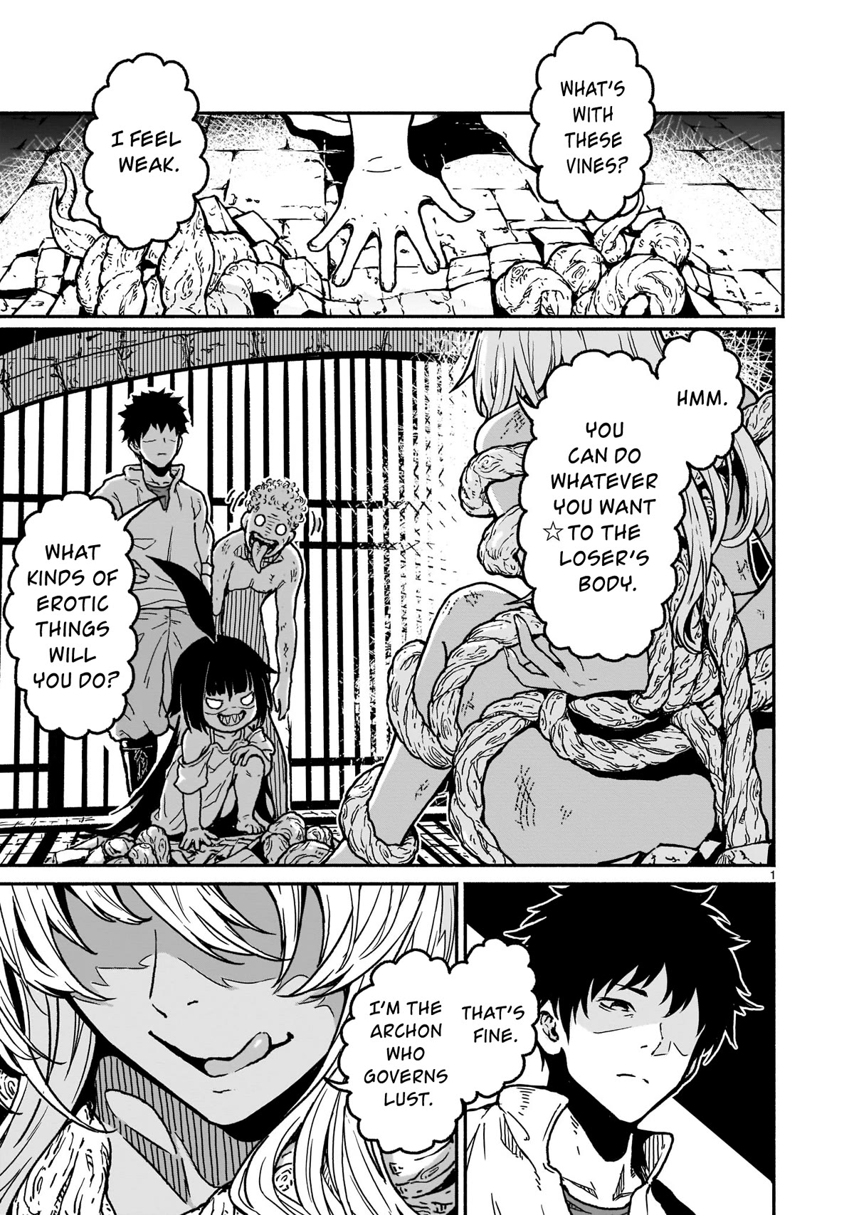 God's Activity in a World Without Gods Chapter 20 page 1 - Chapter 20: The story of exceeding 10000 believers in another world